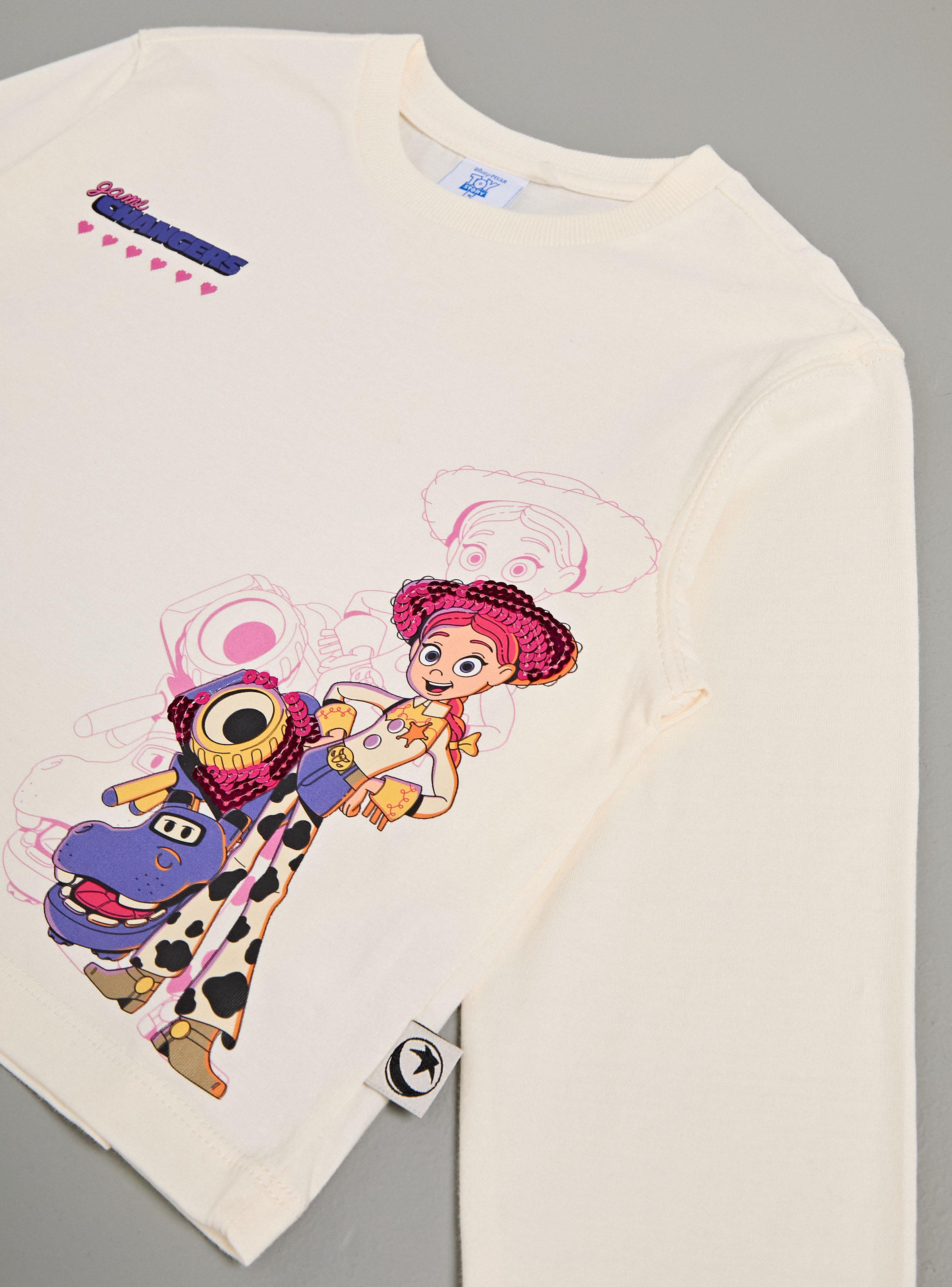 Polera Estampado con Lentejuelas Toy Story 5-3