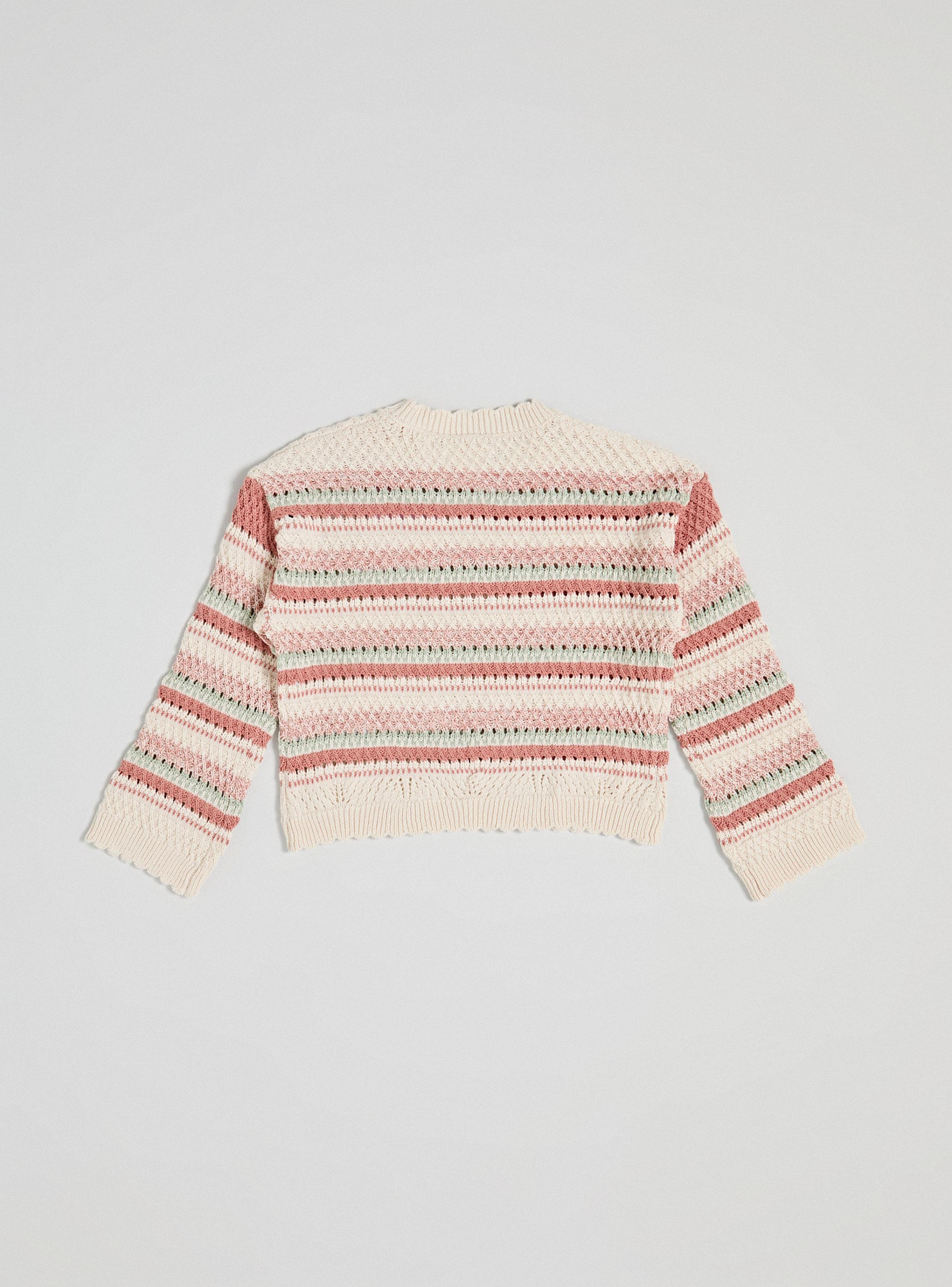 Sweater Rayado y Tejido con Textura-2