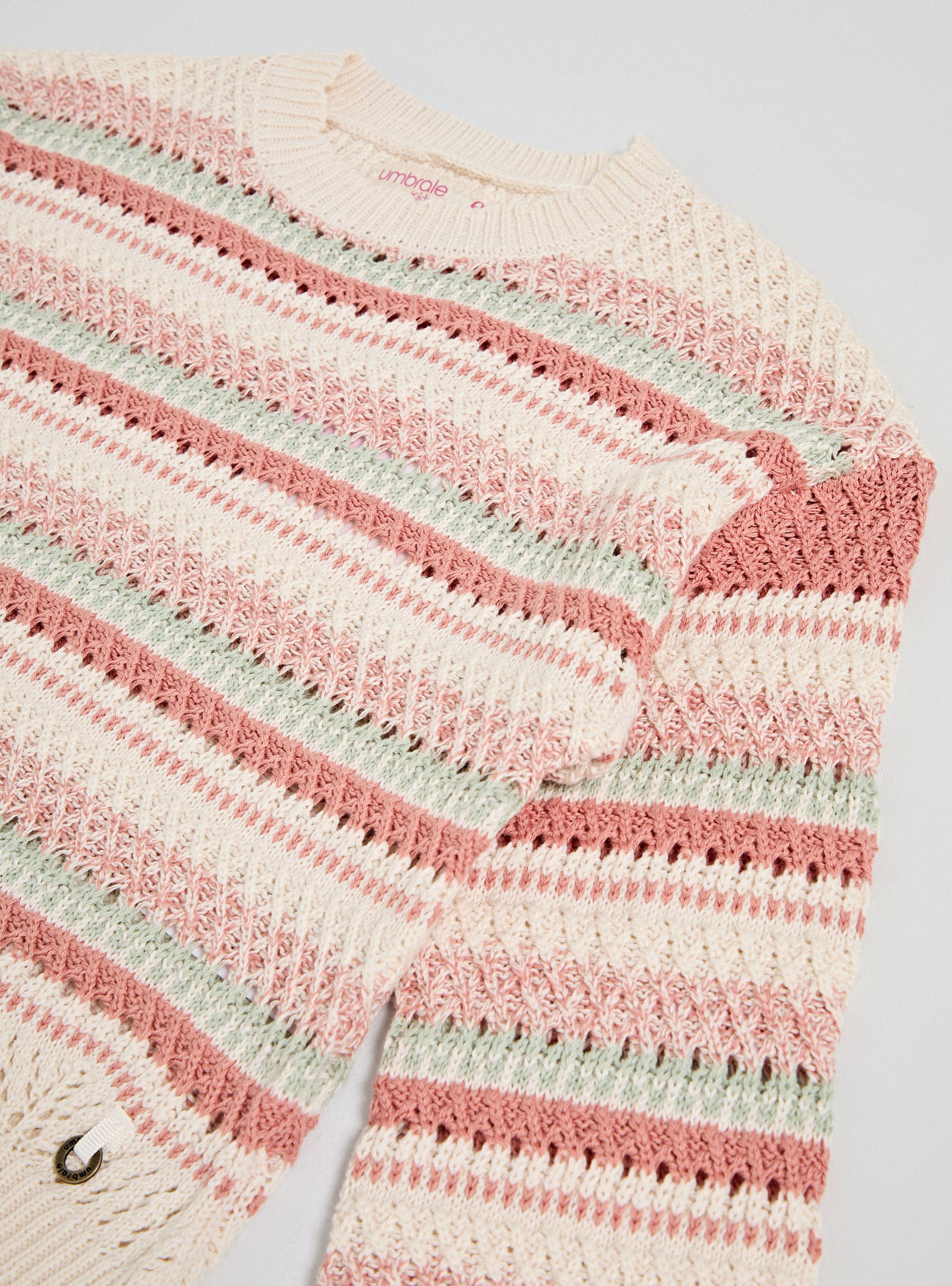 Sweater Rayado y Tejido con Textura-3