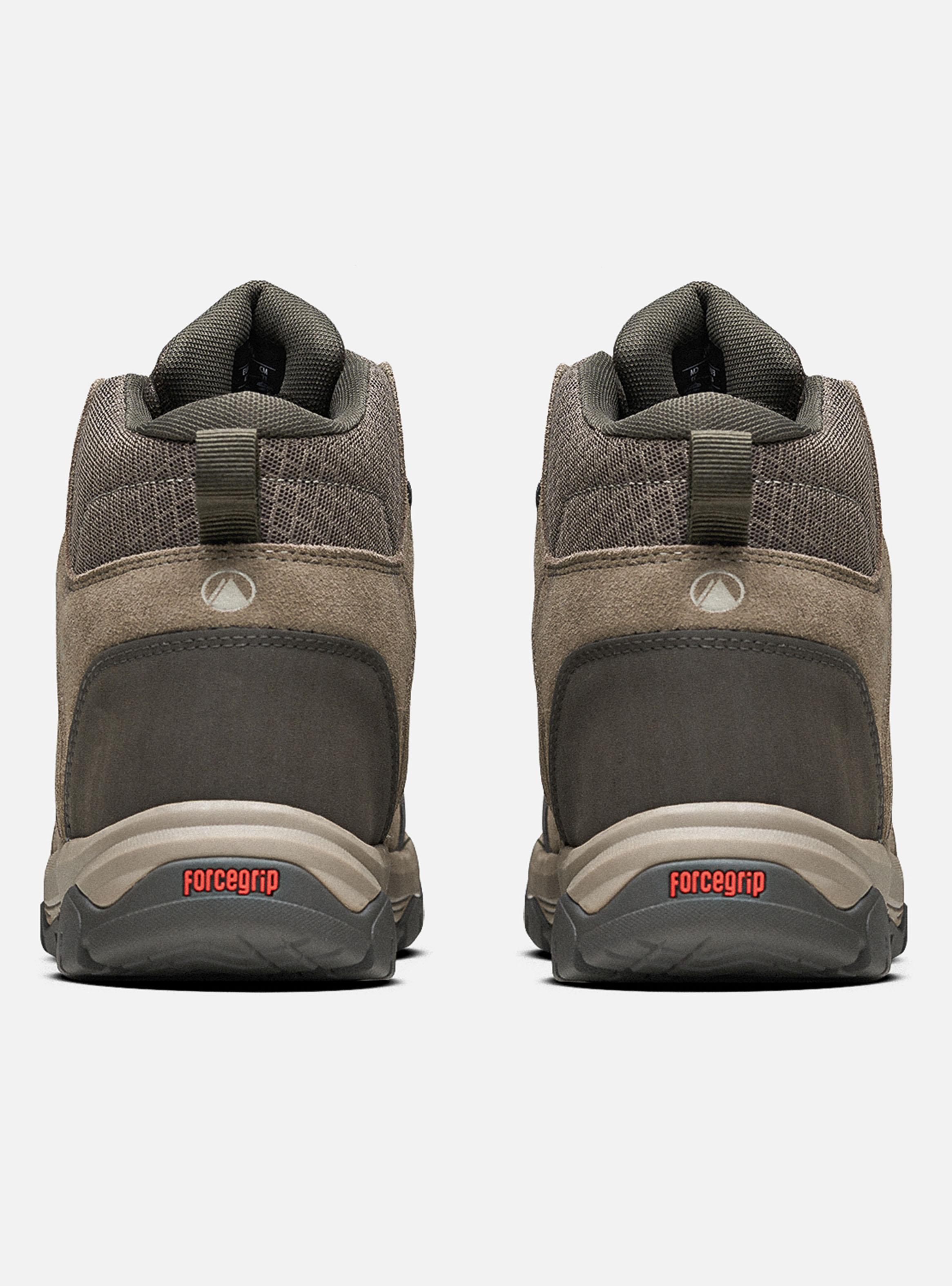 Zapatilla Outdoor con Caña Tellus Mid Taupe Hombre-2