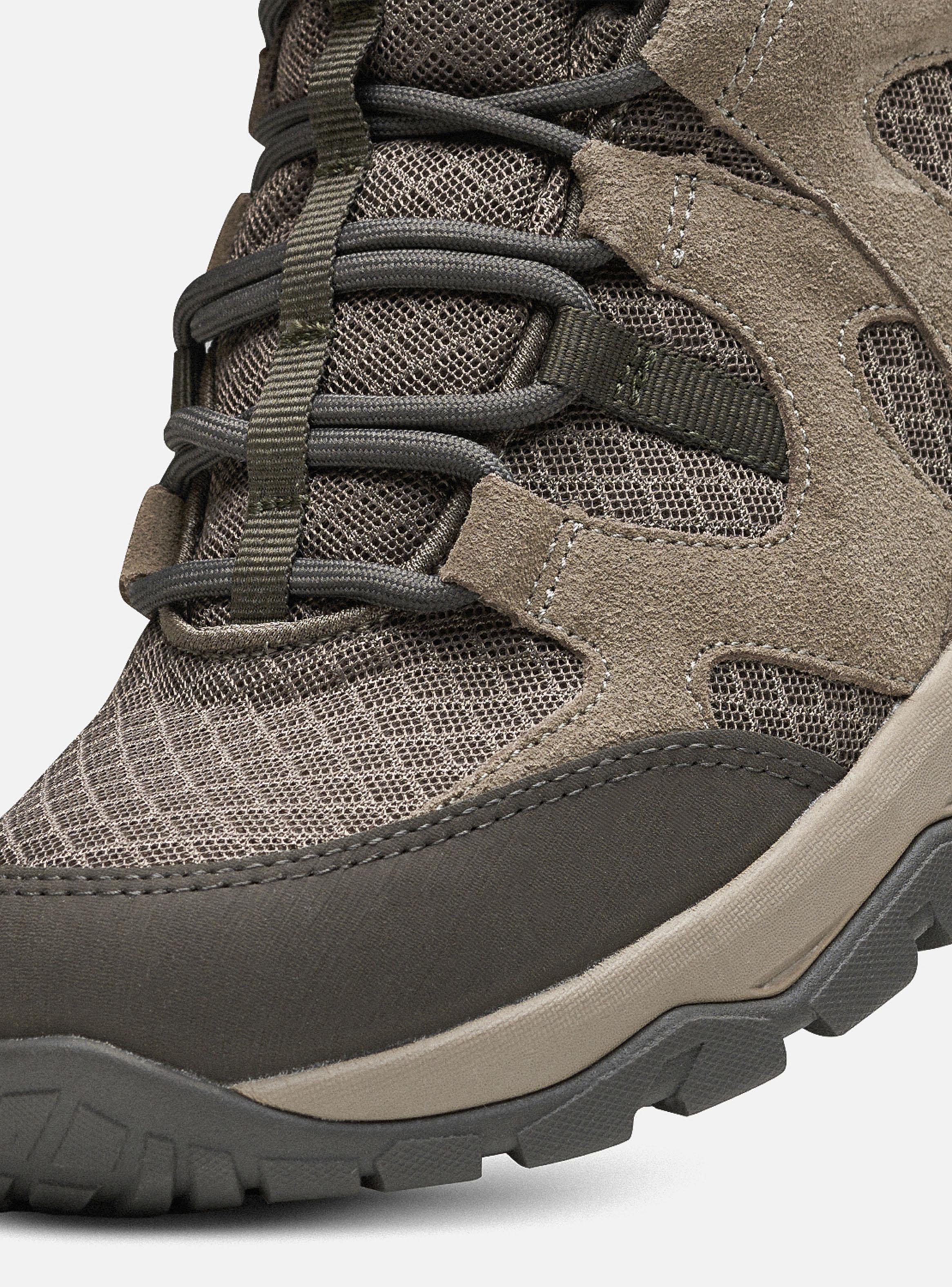 Zapatilla Outdoor con Caña Tellus Mid Taupe Hombre-5