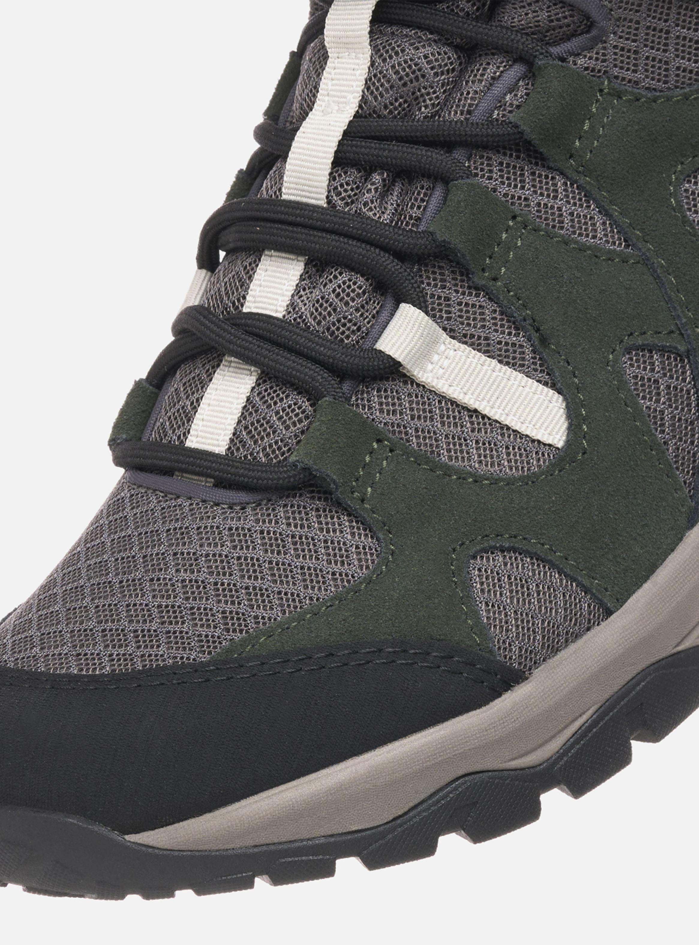 Zapatilla Outdoor Hombre CueroTellus Mid con Caña-4