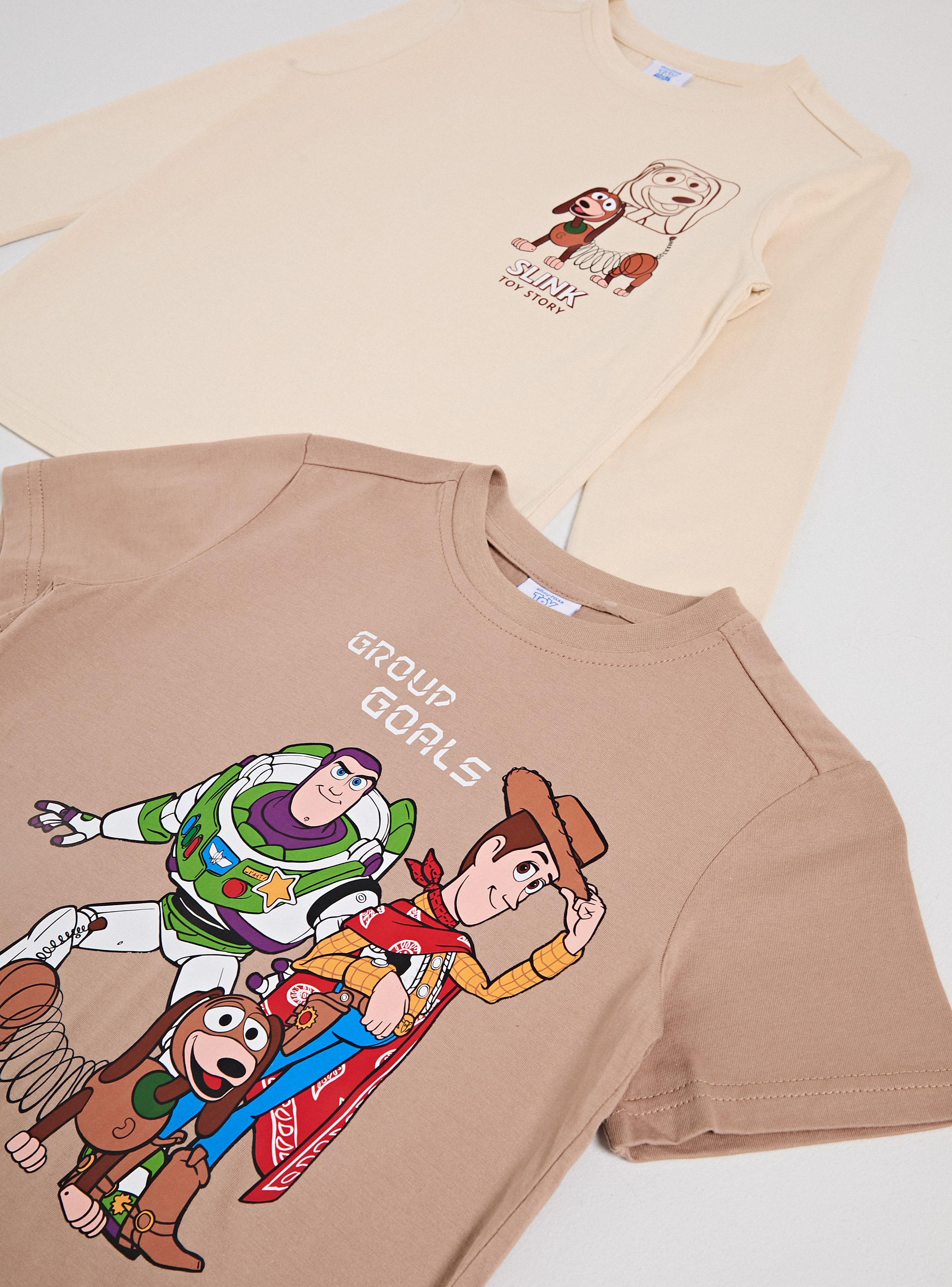 Polera Pack Estampado Maxi y Regular Toy Story 5-3