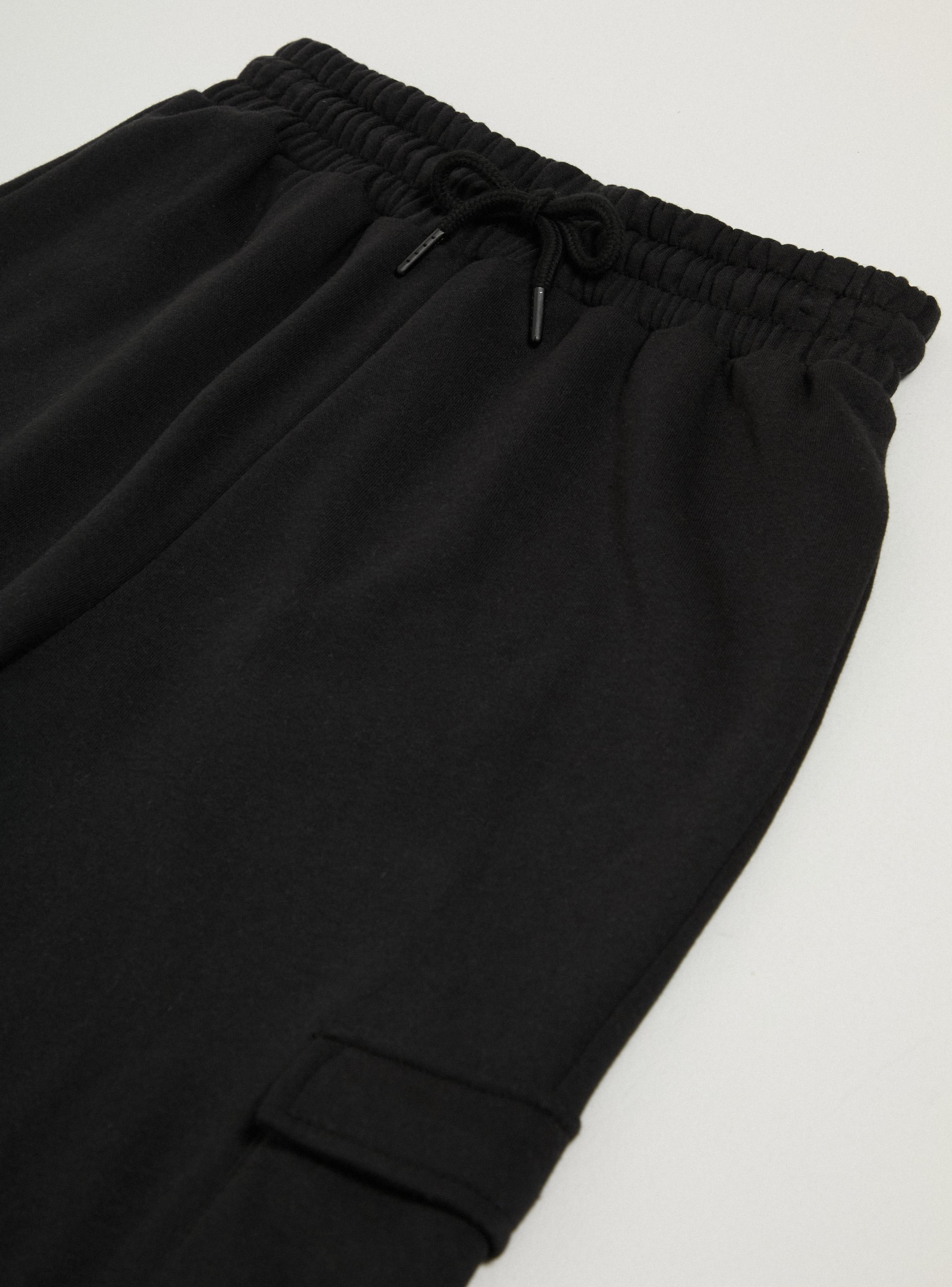 Pantalón de Buzo Cargo Wide Leg Niña-3