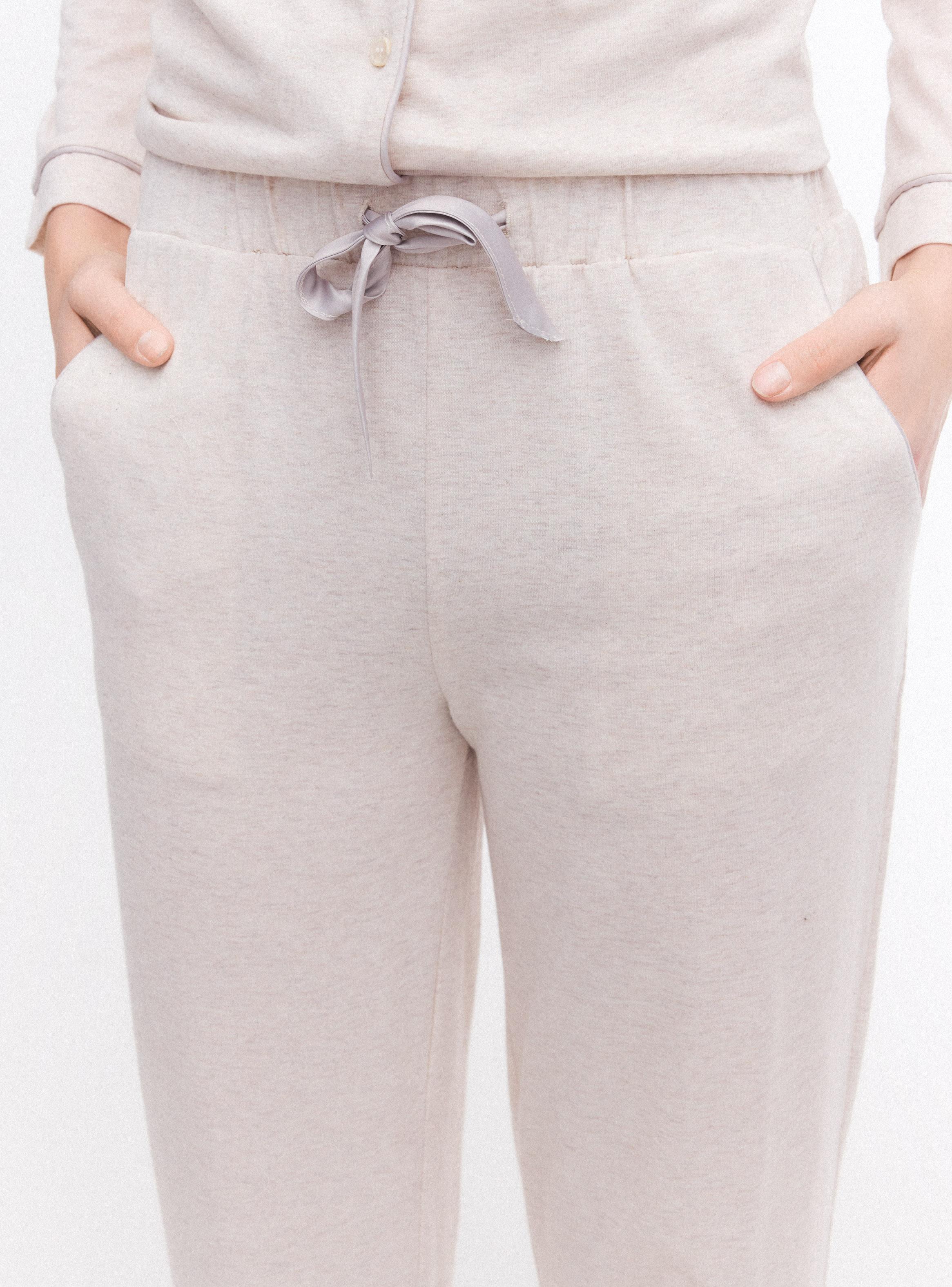 Pijama Camisero con Diseño Bordado-2