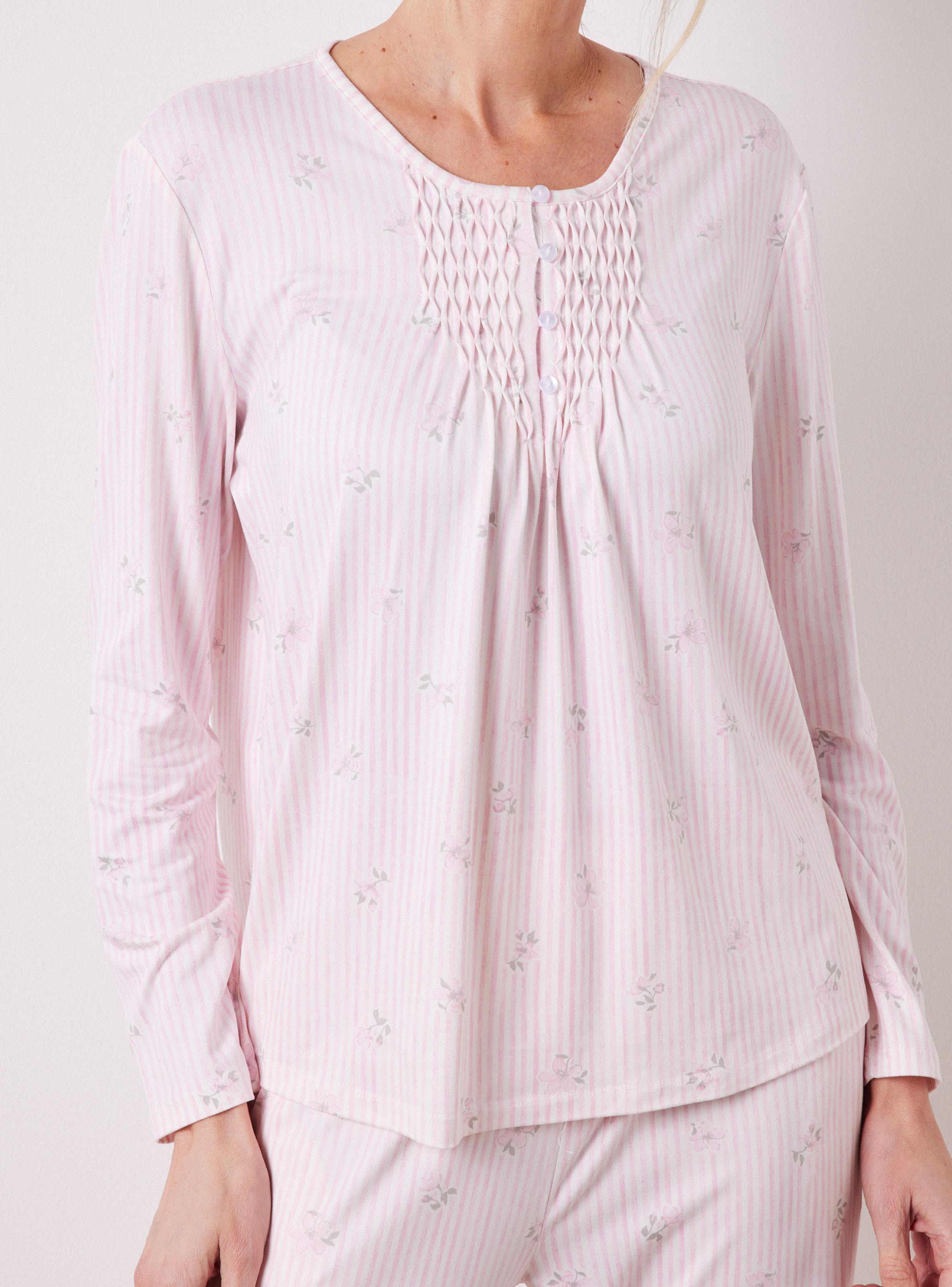 Pijama Estampado con Detalle Botones-2