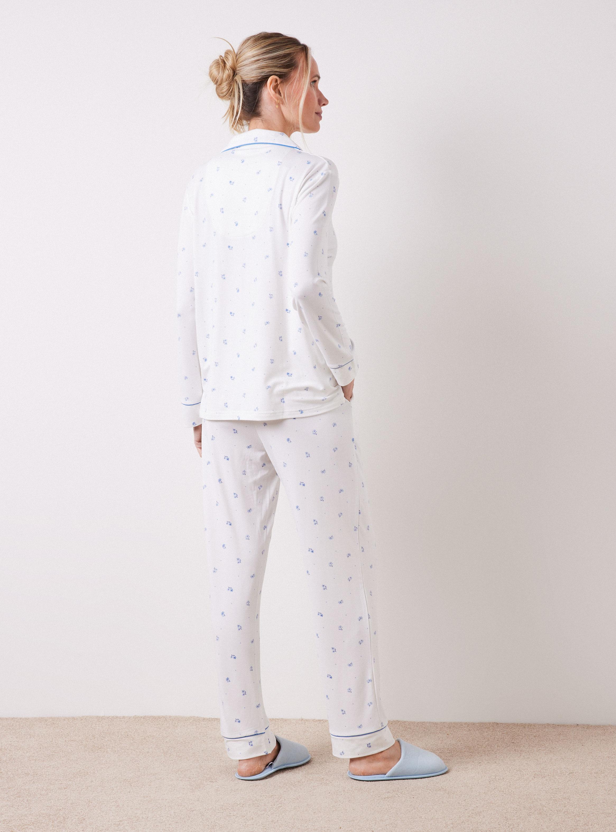 Pijama Camisero Estampado-5