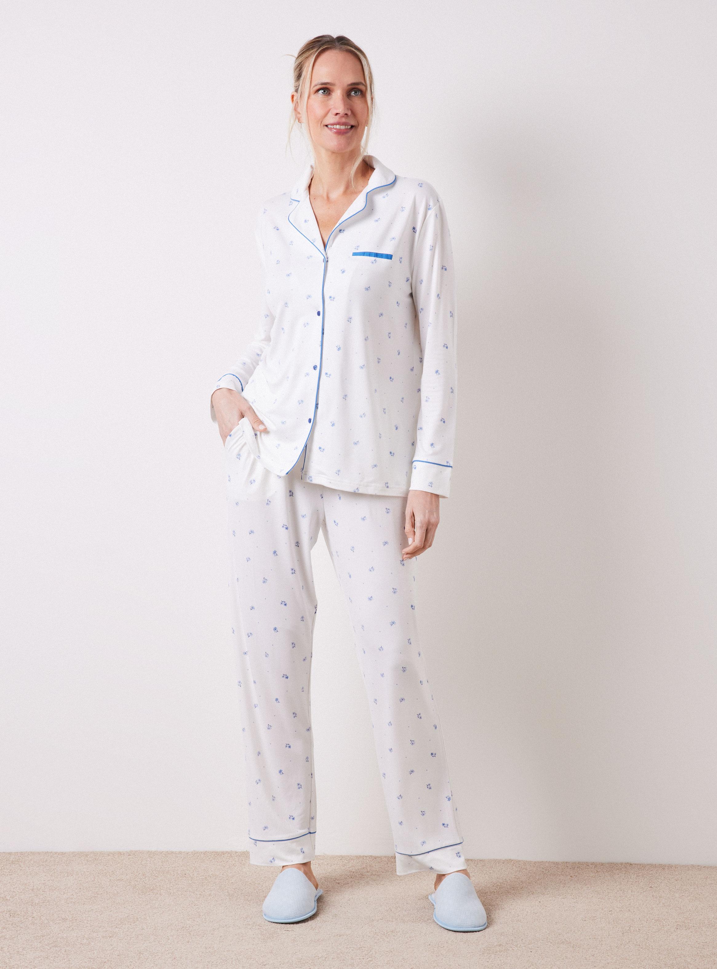 Pijama Camisero Estampado-4