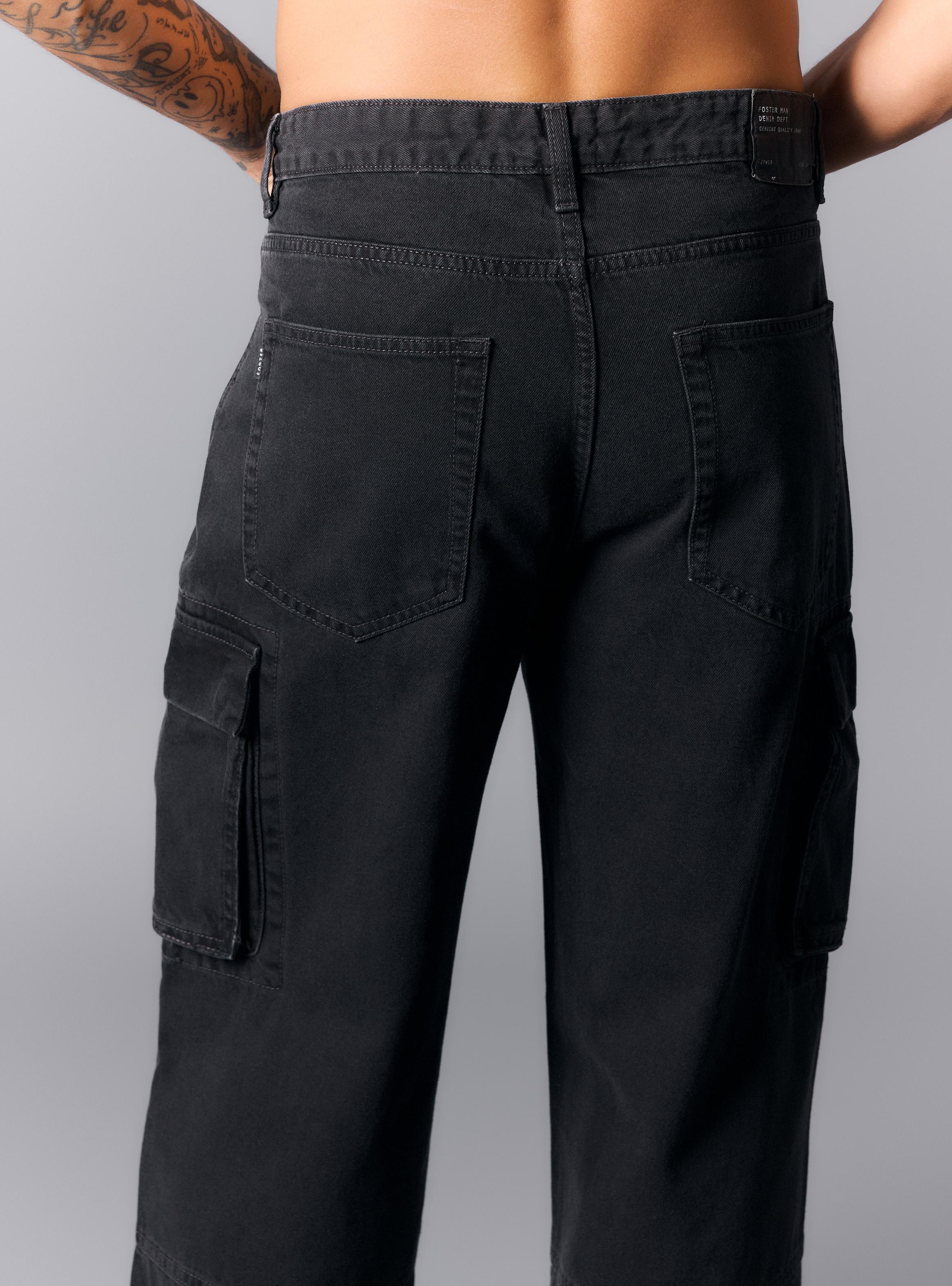 Jeans Cargo Lavado-3