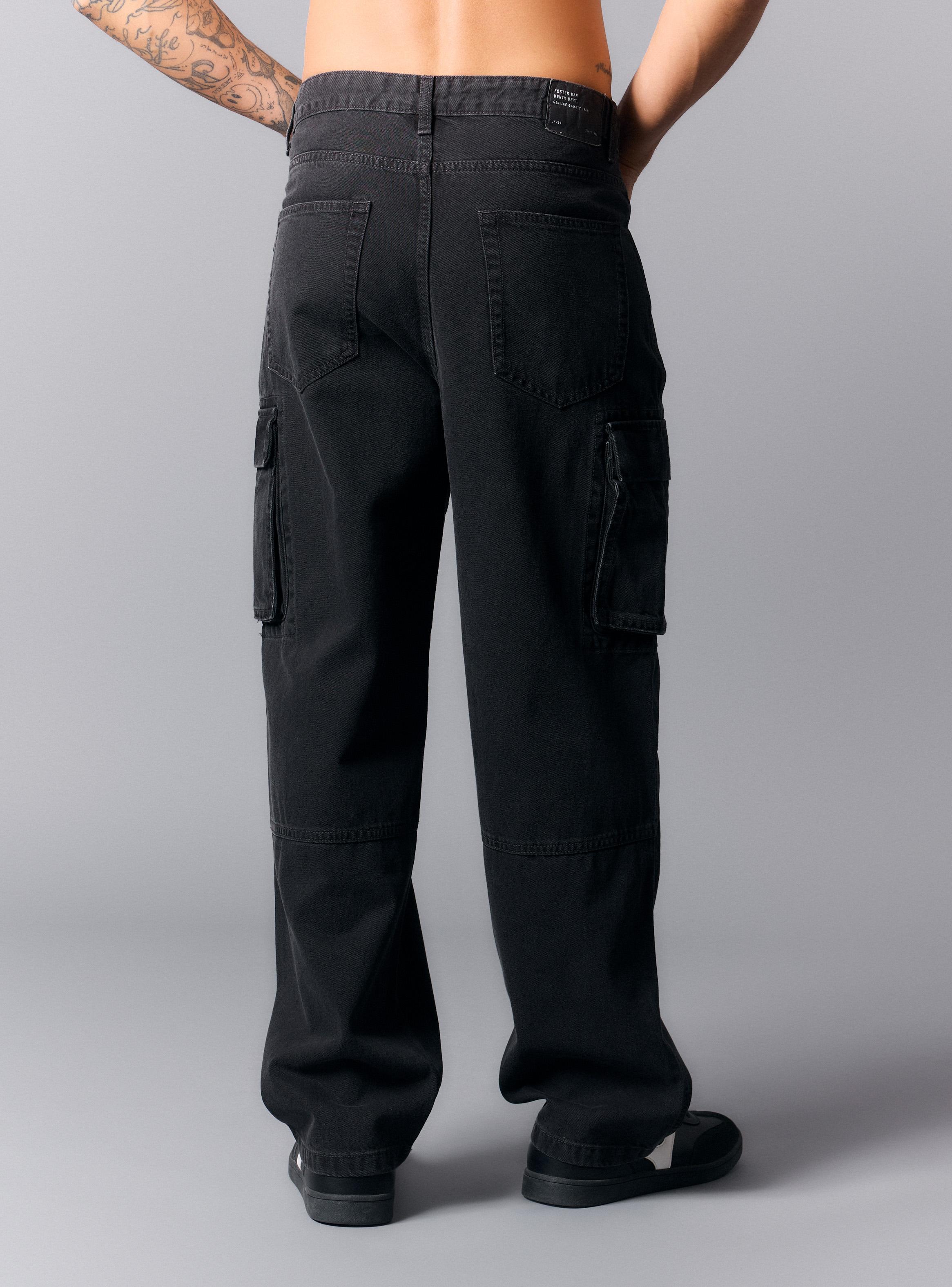 Jeans Cargo Lavado-1