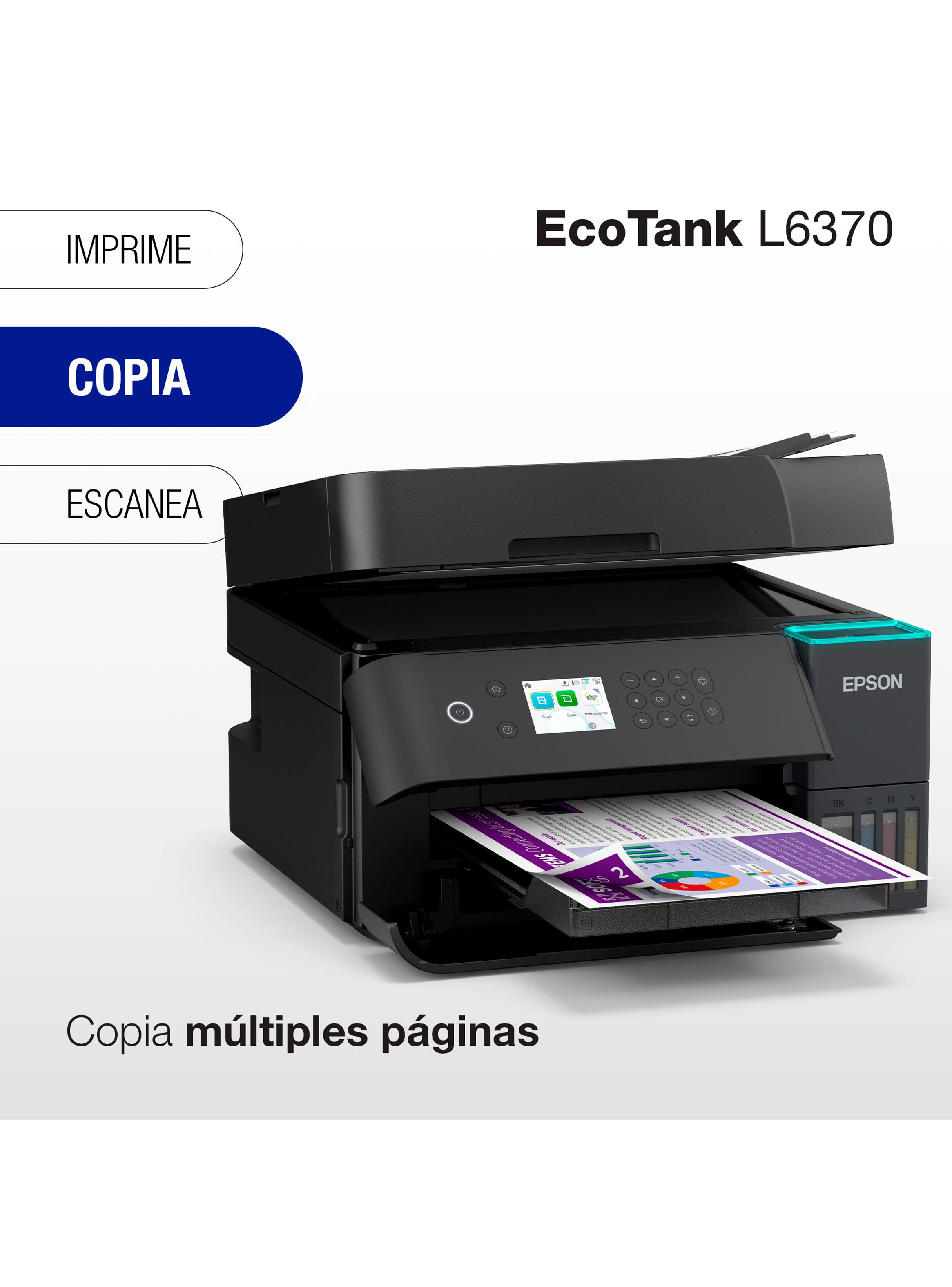 Impresora Tinta Continua Multifuncional Epson L6370-3