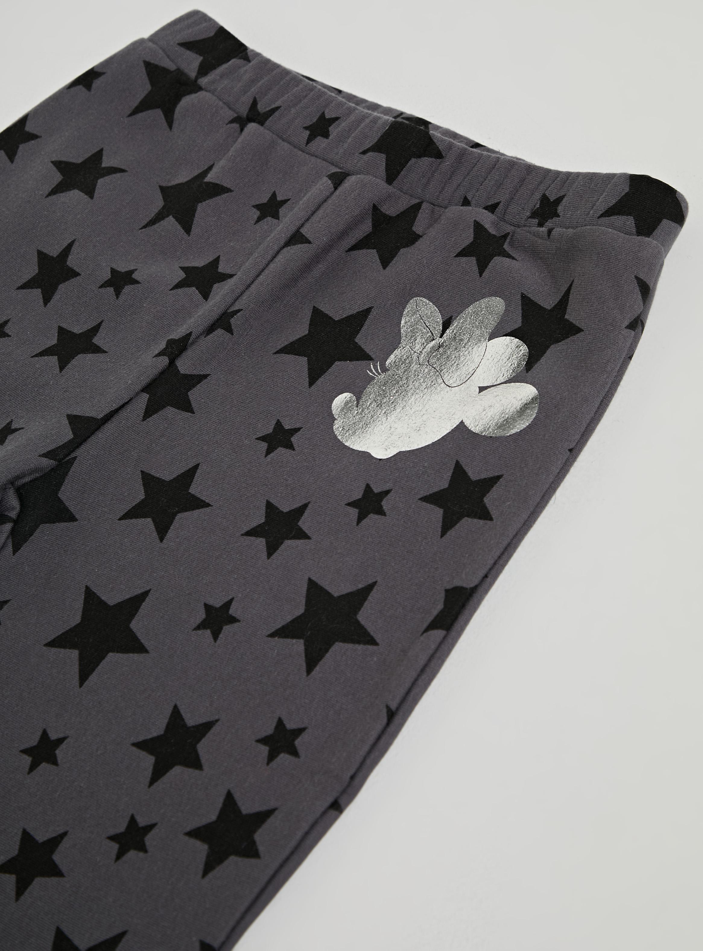Calza Estampado Silueta Minnie Mouse Estrellas-3
