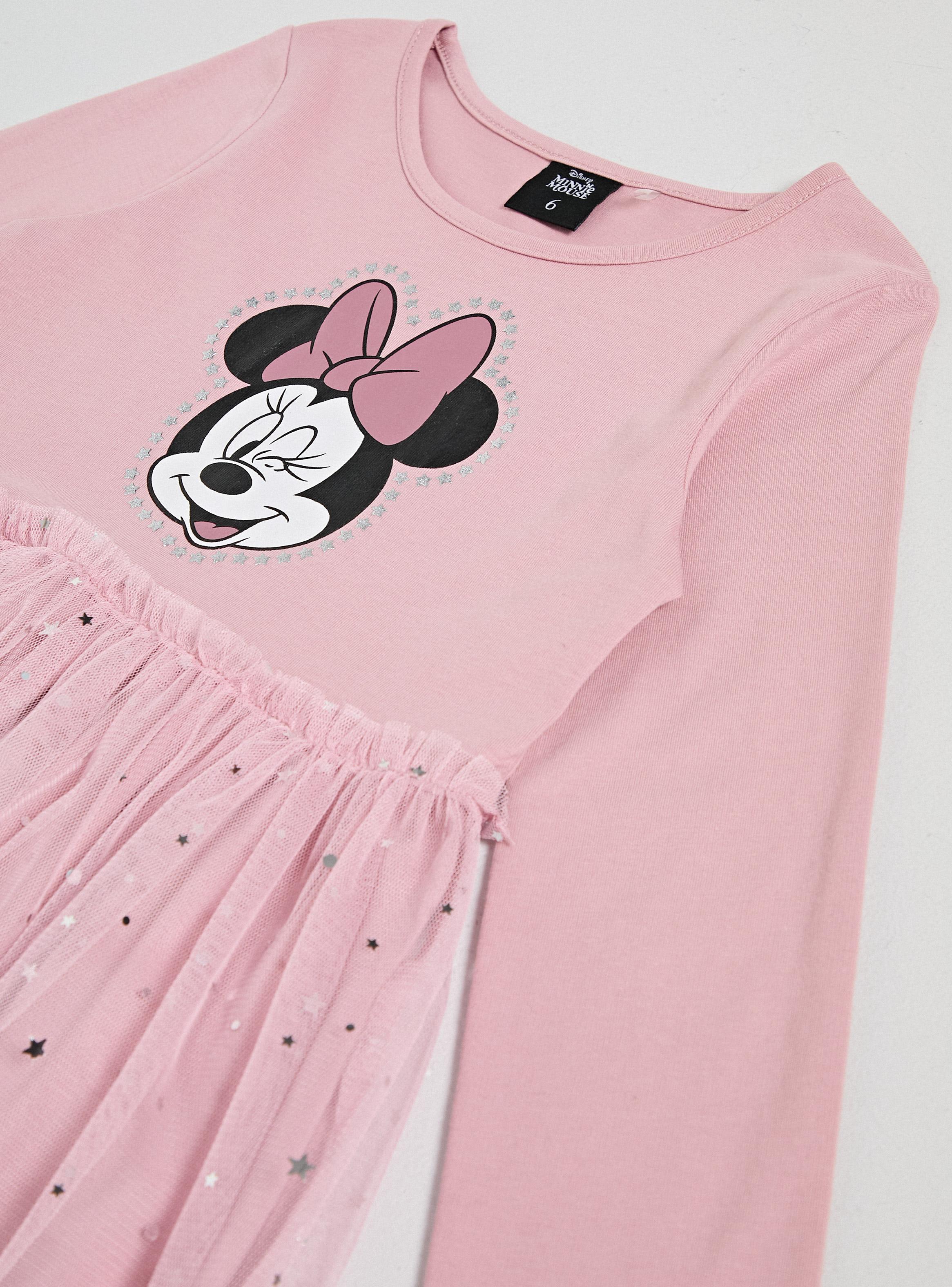 Vestido Falda de Tul Estampado Minnie Mini Estrellas-3