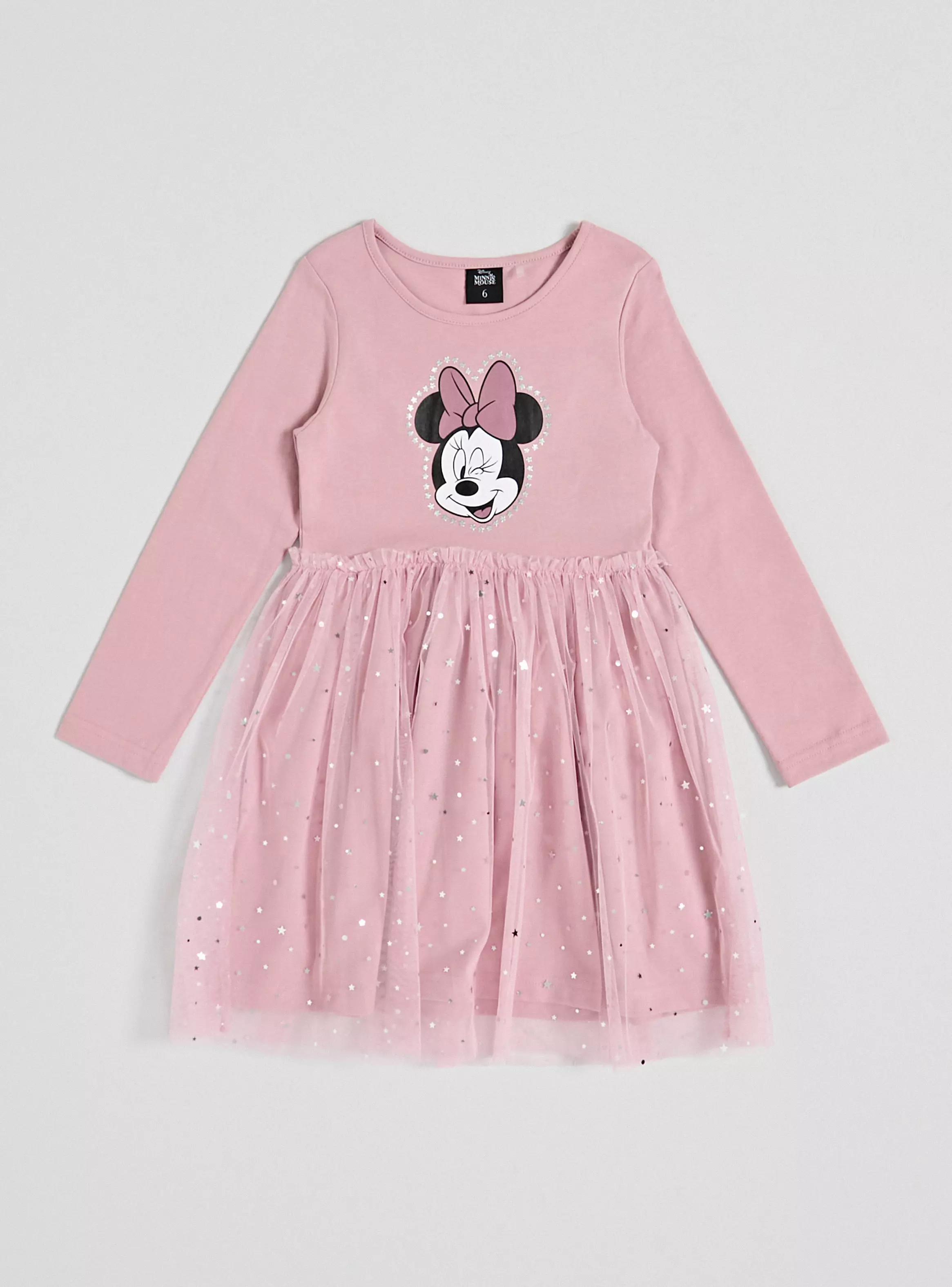 Vestido Falda de Tul Estampado Minnie Mini Estrellas-1