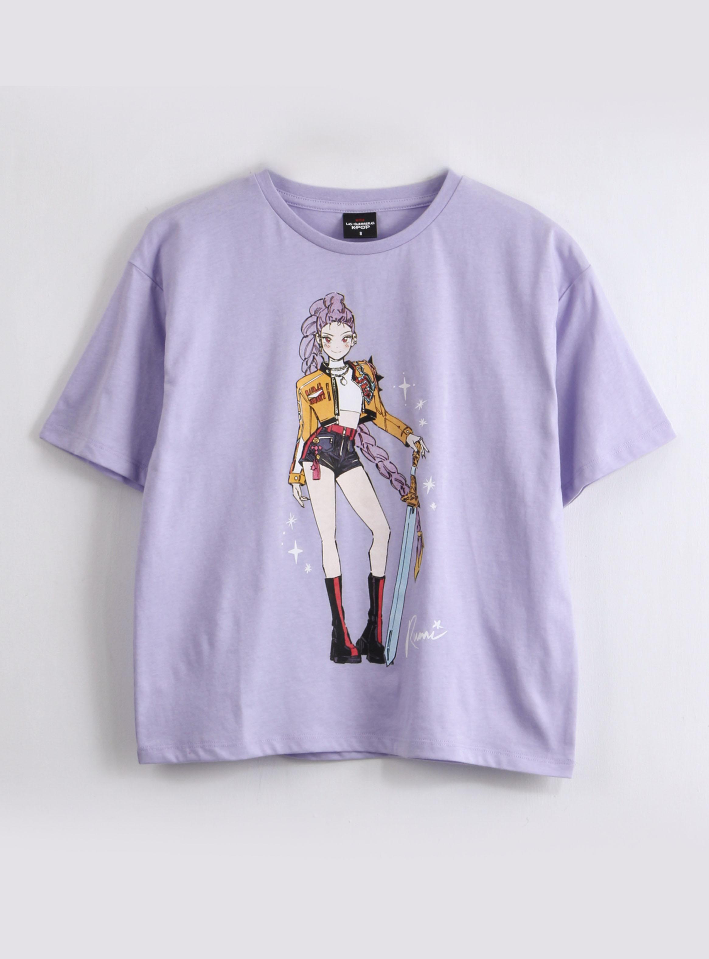 Polera Manga Corta Rumi K-Pop Demon Hunters-0