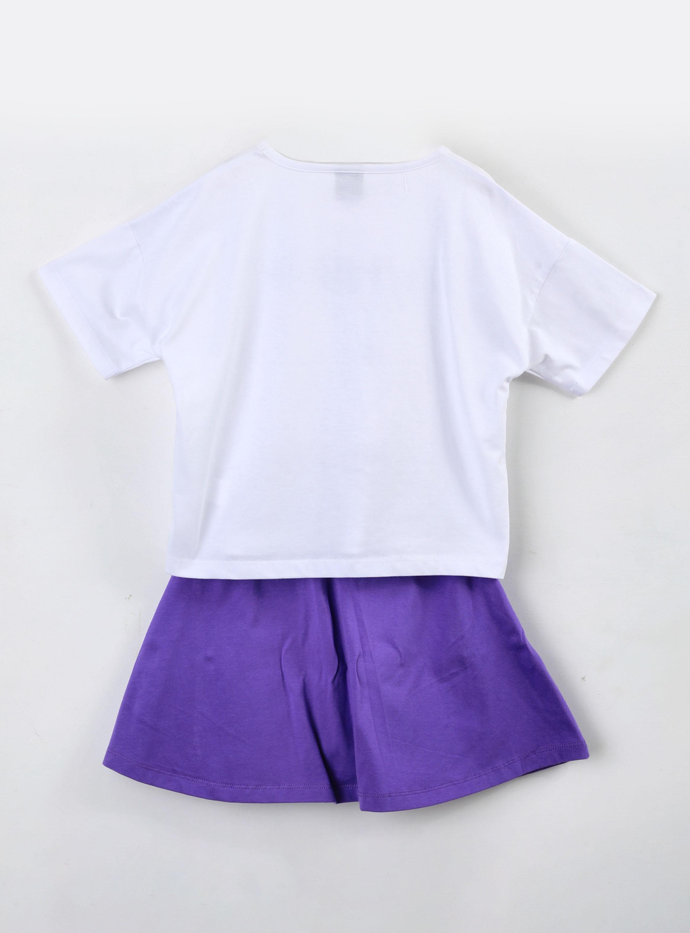 Conjunto Polera y Falda Short K-Pop Demon Hunters Niña-0