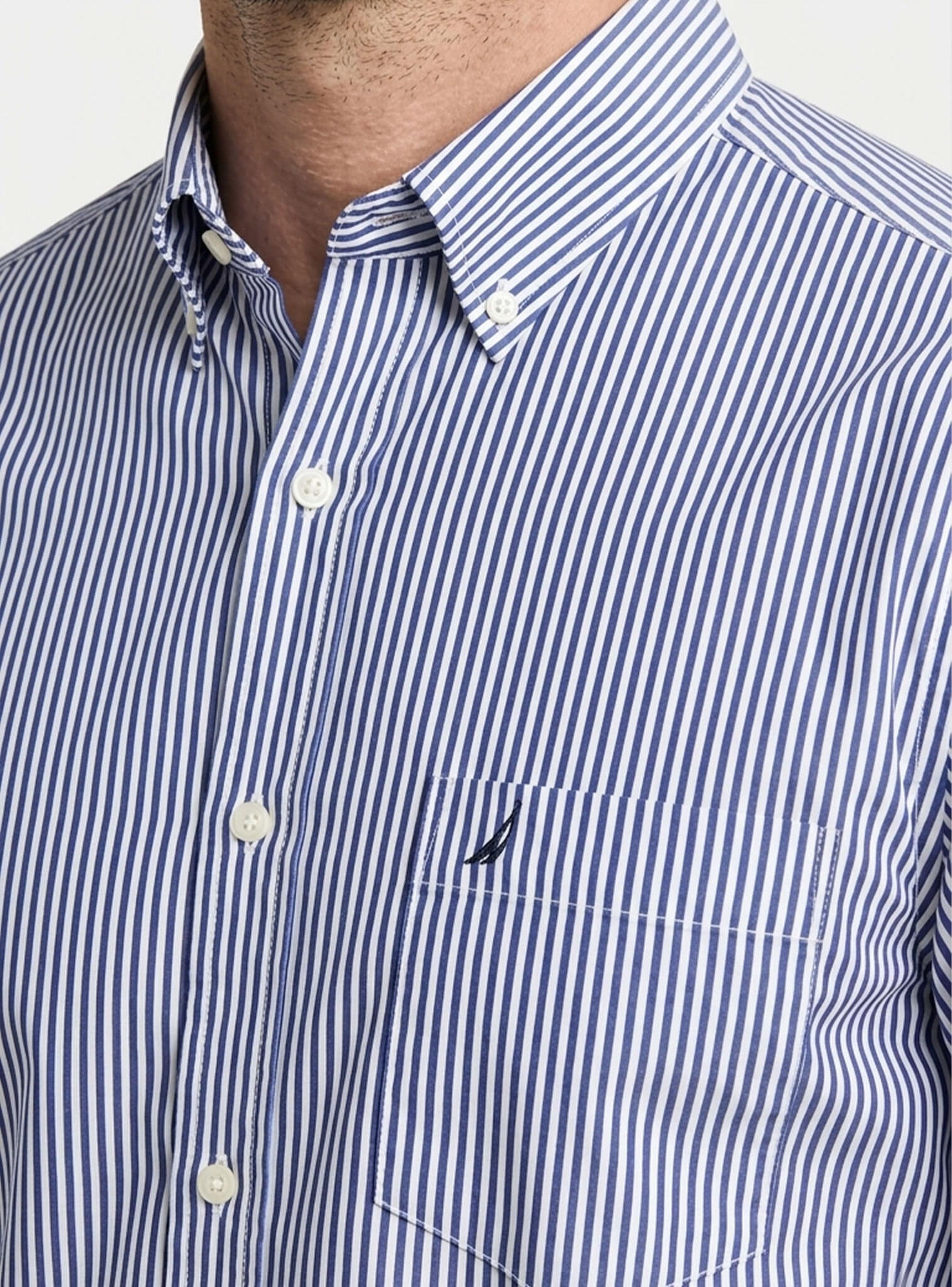 Camisa Botones Líneas-2