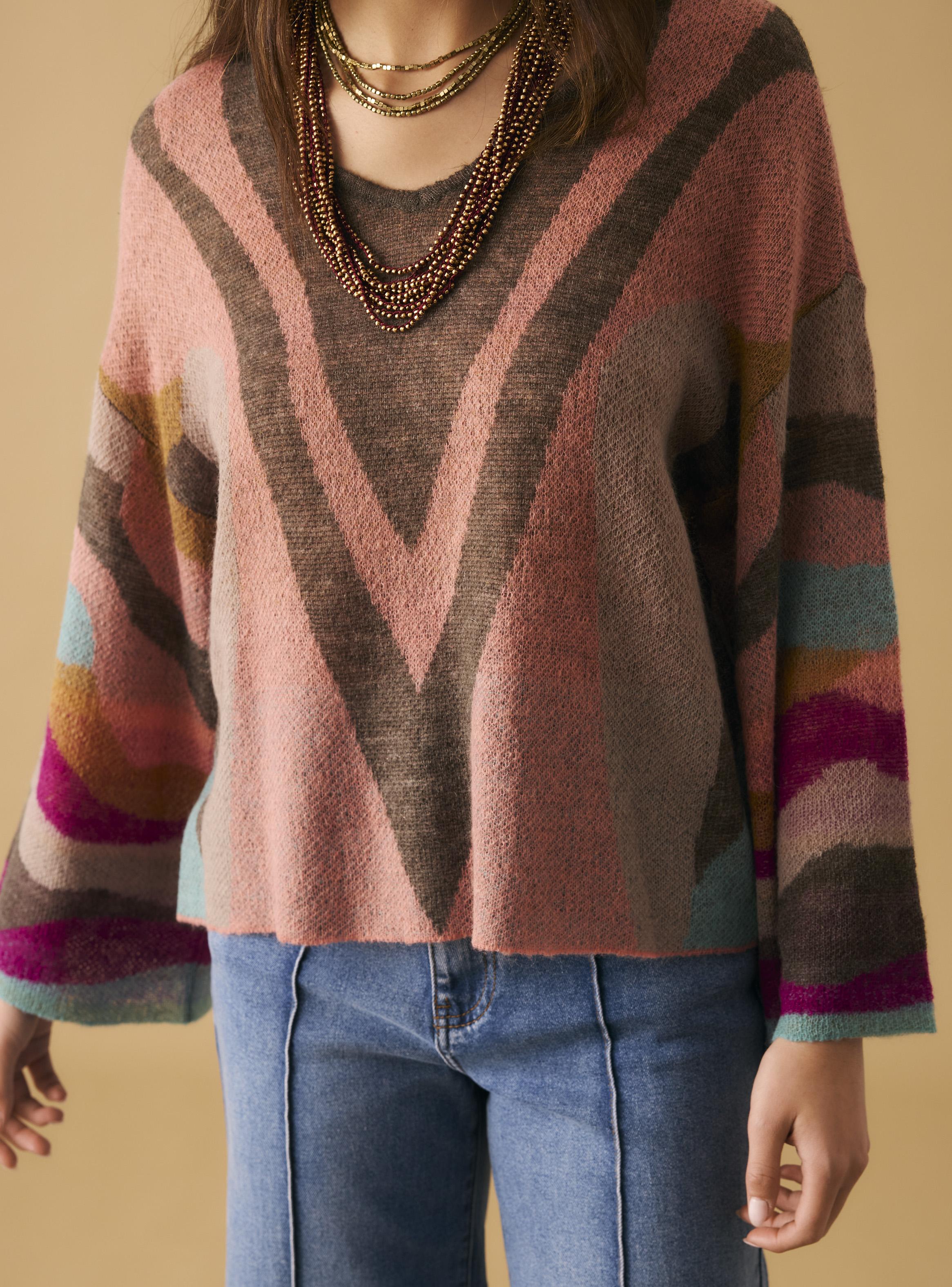 Sweater Jacquard Colores-3