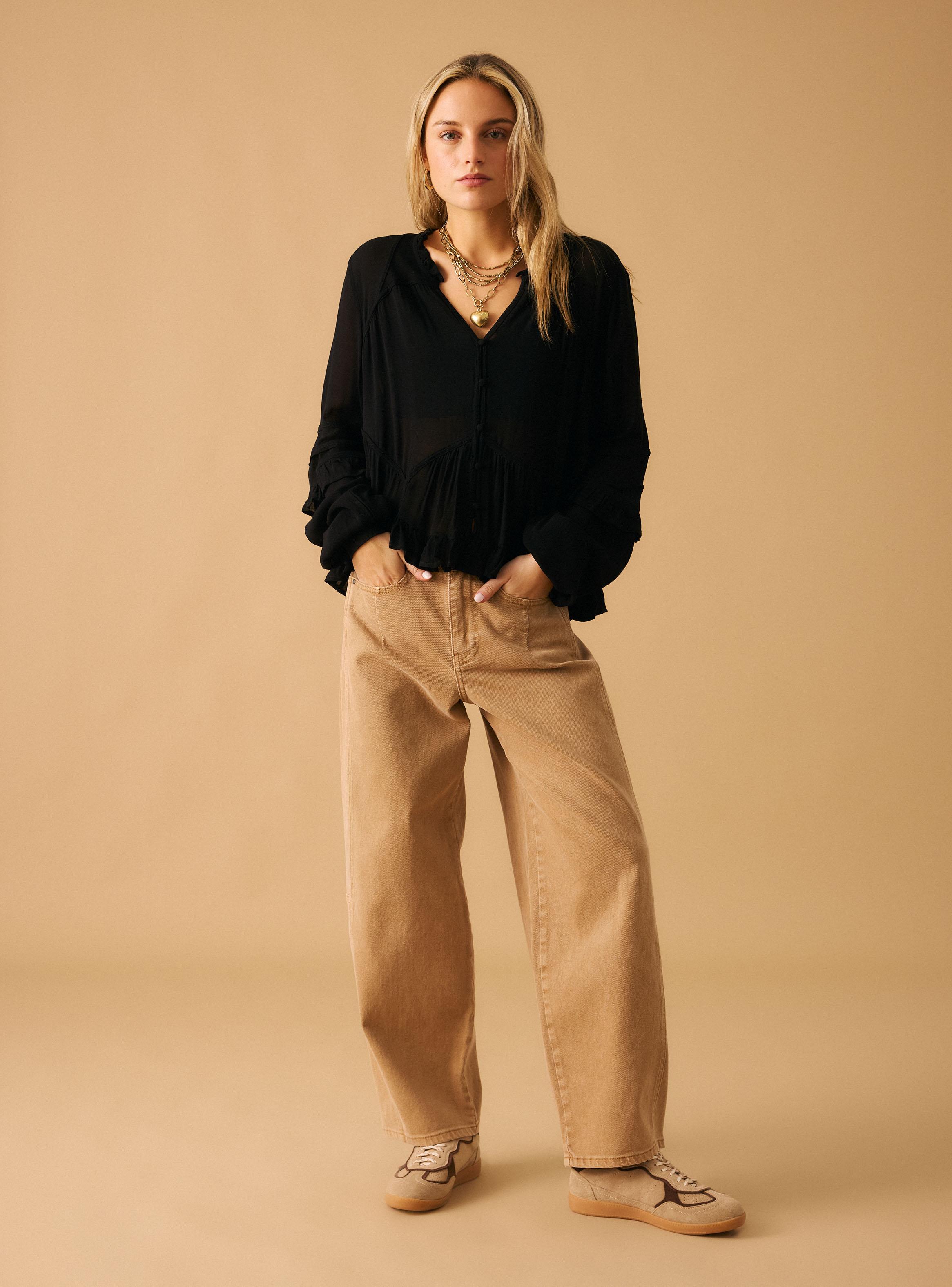 Blusa Botones Forrados-4