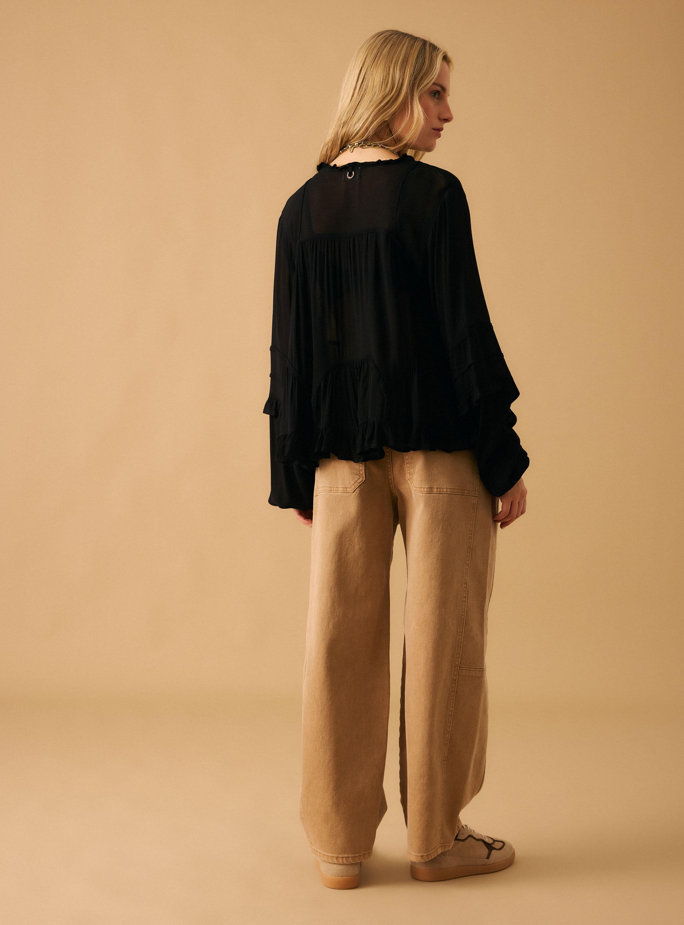 Blusa Botones Forrados-5