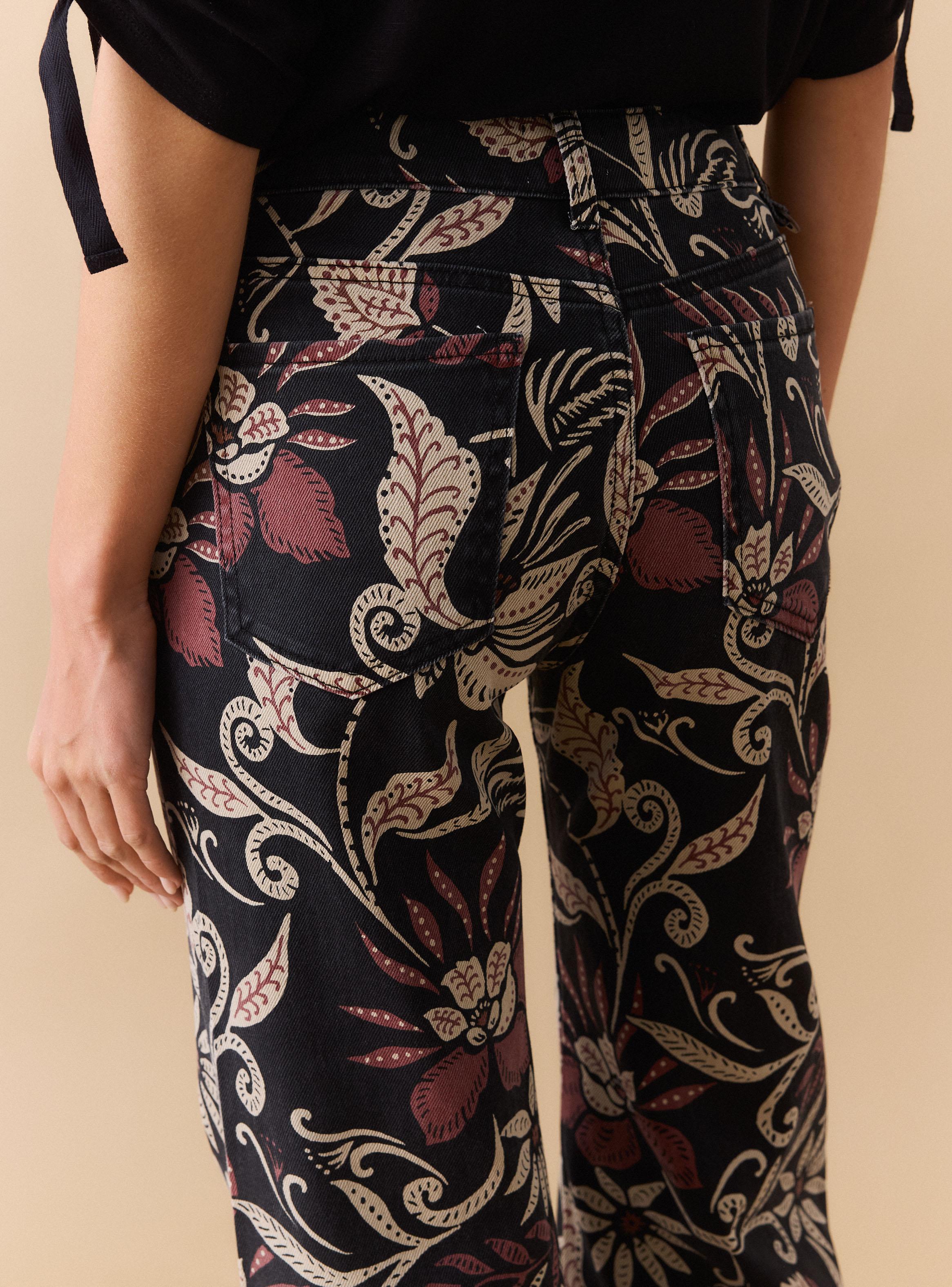 Pantalón Denim Full Print-3