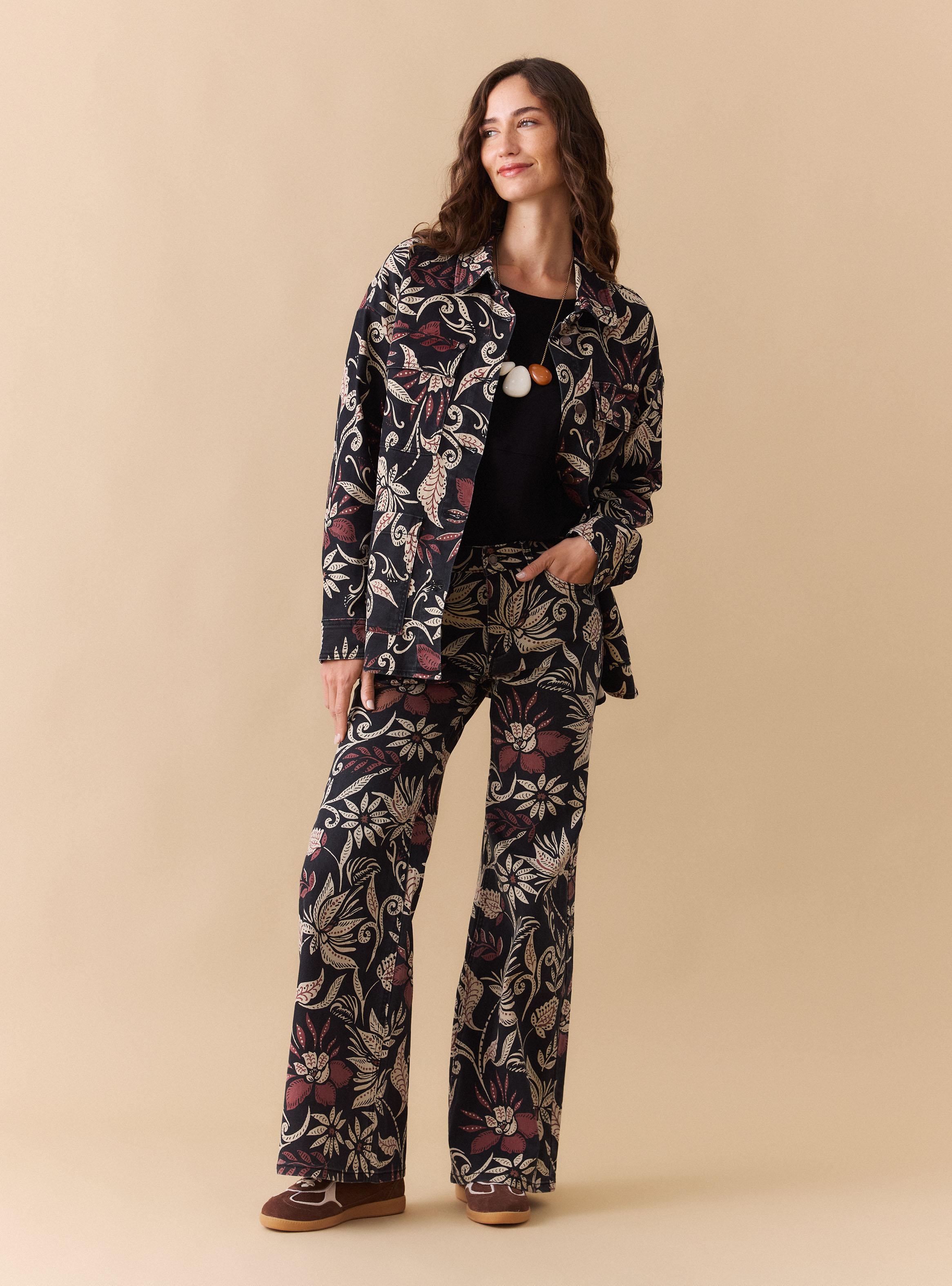 Pantalón Denim Full Print-4