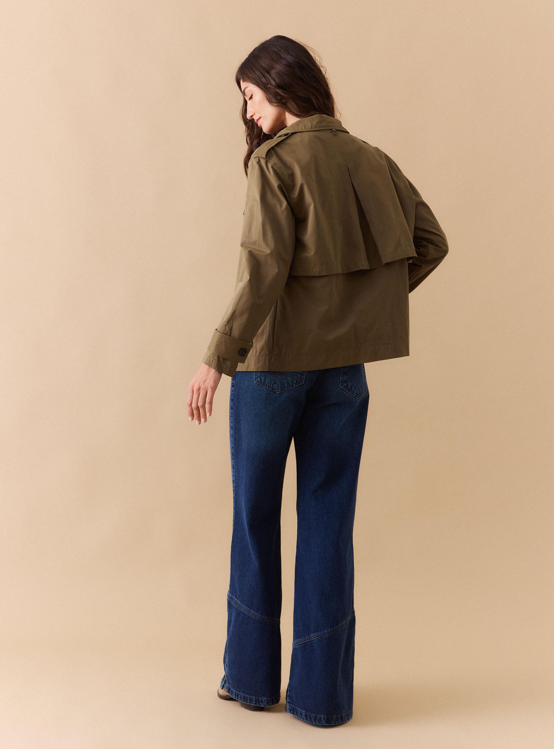 Chaqueta Tipo Trench Bolsillos-5
