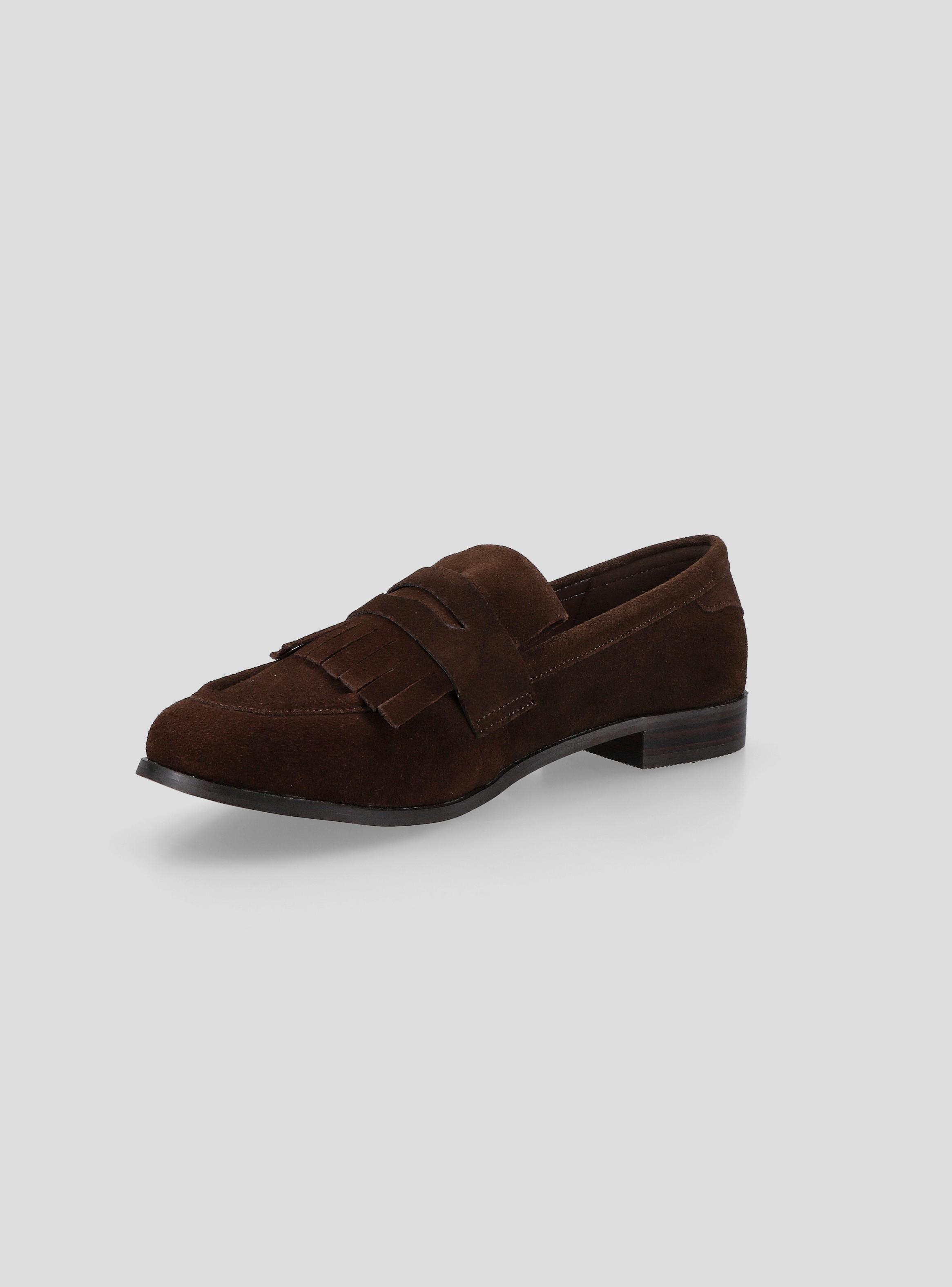 Mocasín Cuero con Flecos Mujer-2