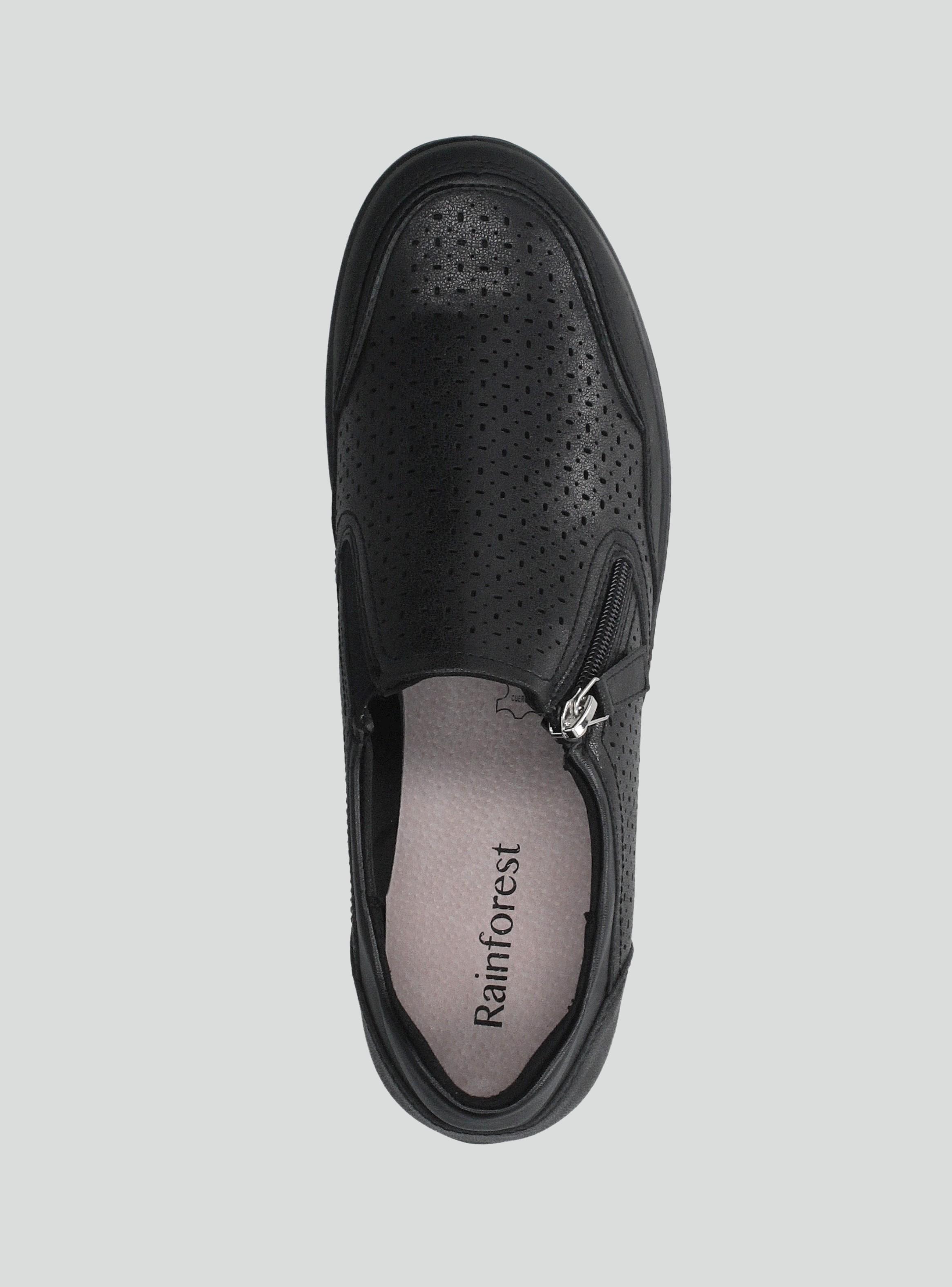 Zapato Casual con Perforaciones Decorativas Slip-On Mujer-3