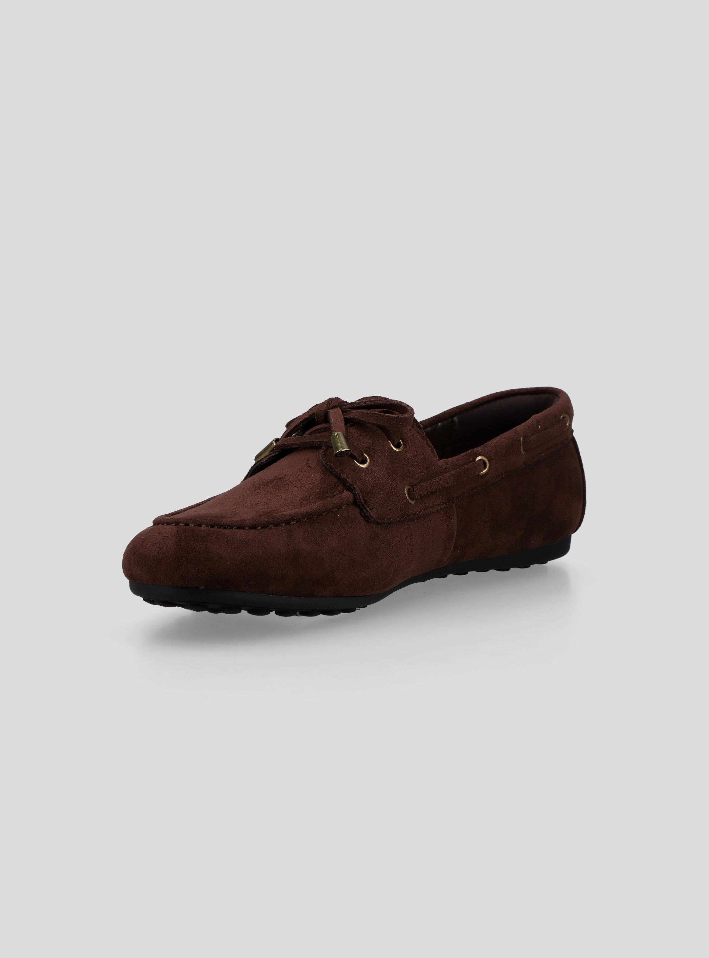 Mocasín Casual con Cordones Estilo Náutico Mujer-2
