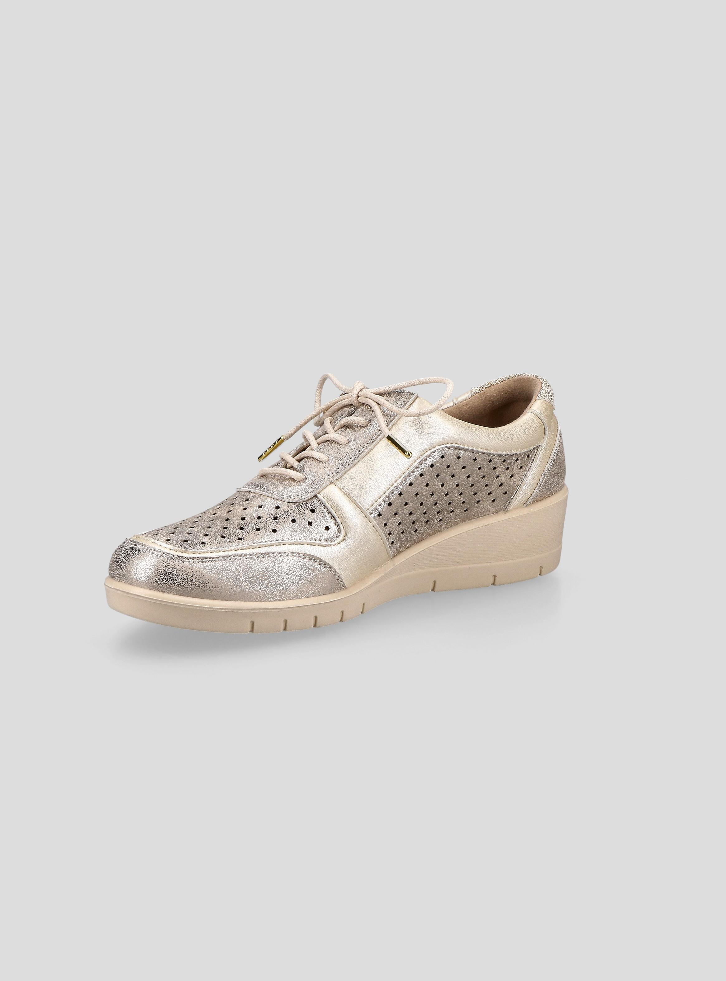 Zapatilla Urbana Con Perforaciones Decorativas Mujer-2