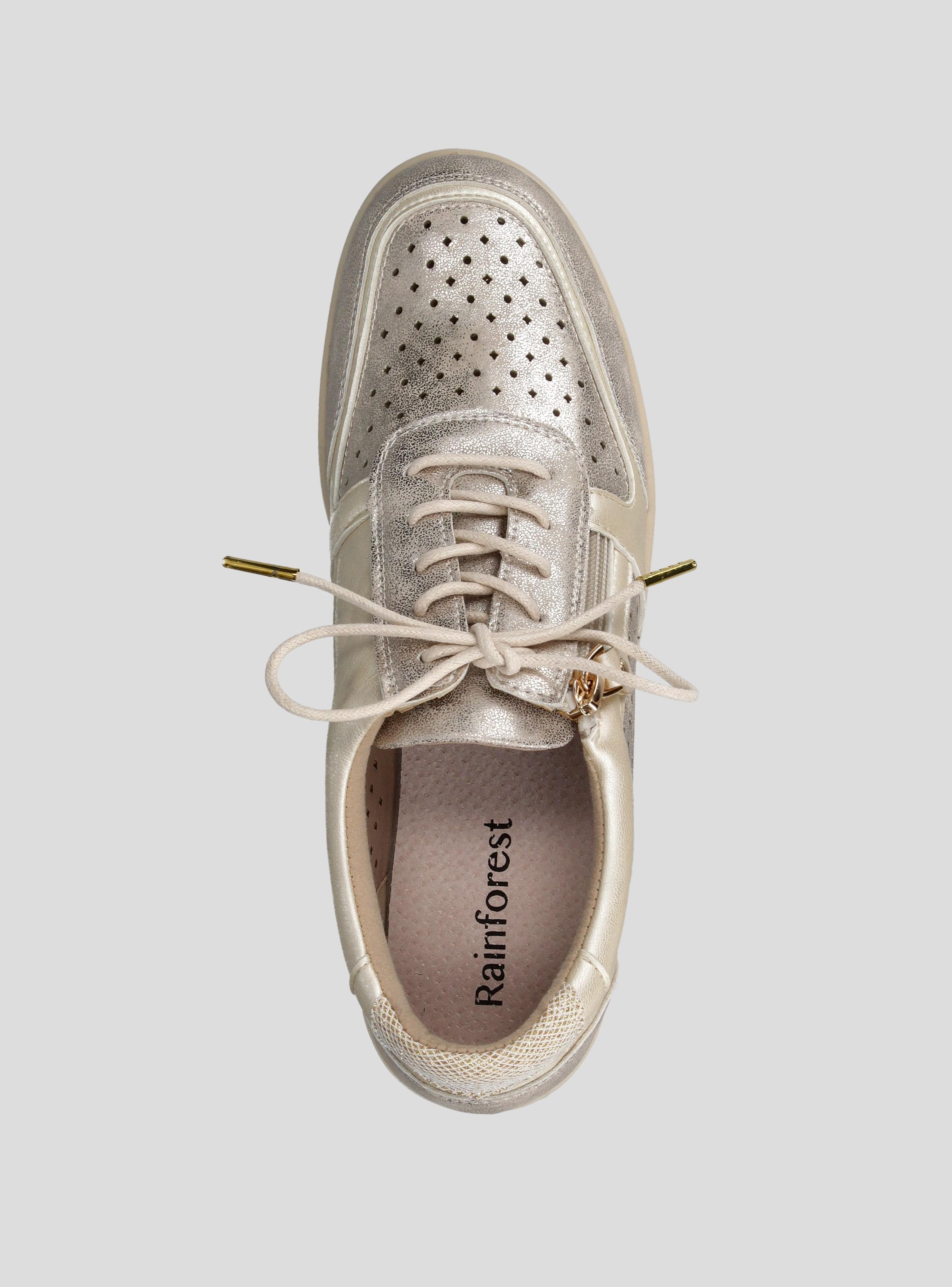 Zapatilla Urbana Con Perforaciones Decorativas Mujer-4