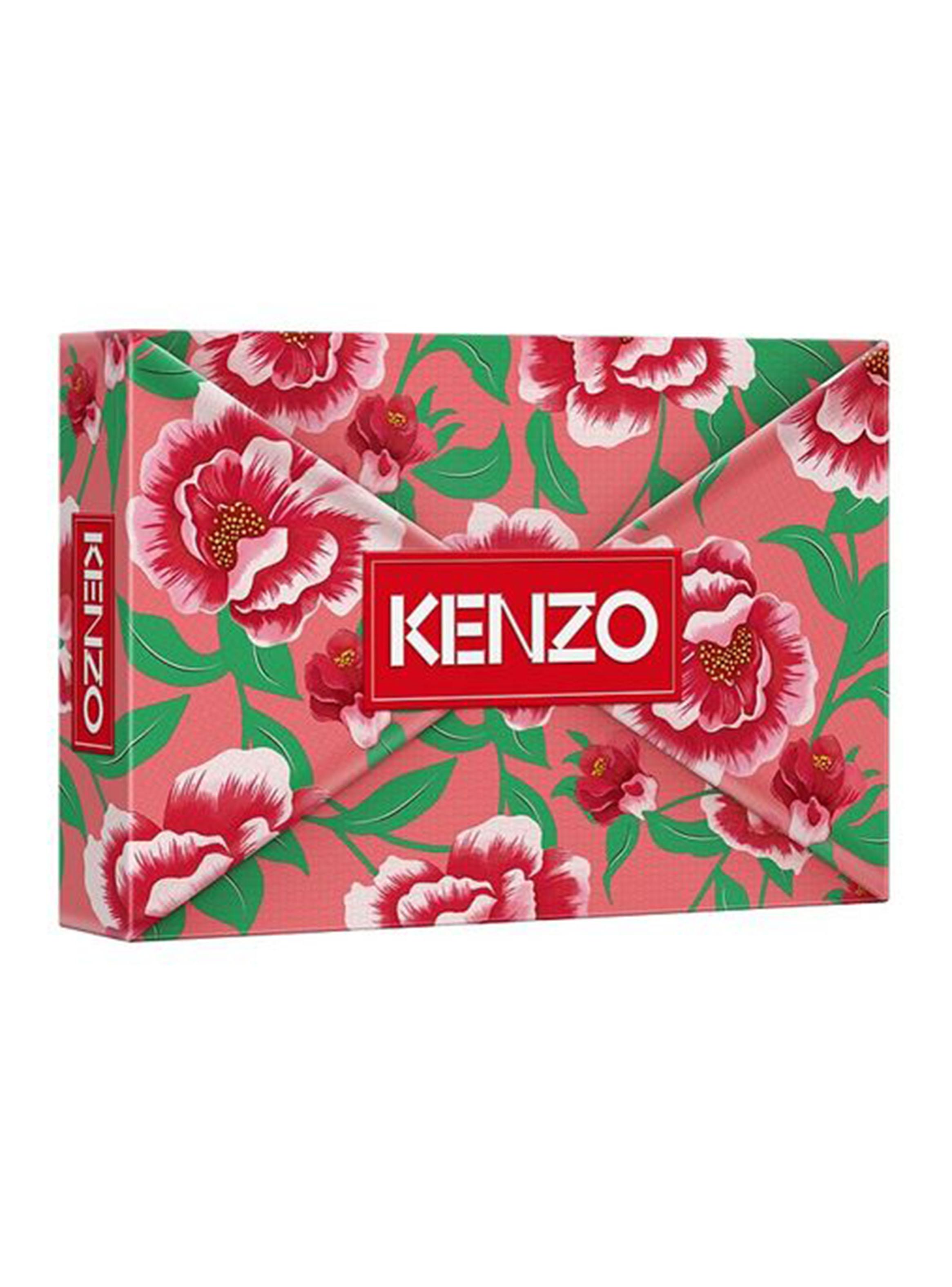 Set Perfume Flower By Kenzo EDP Mujer 50ml + Body Milk 75ml + Beauty Pouch-2