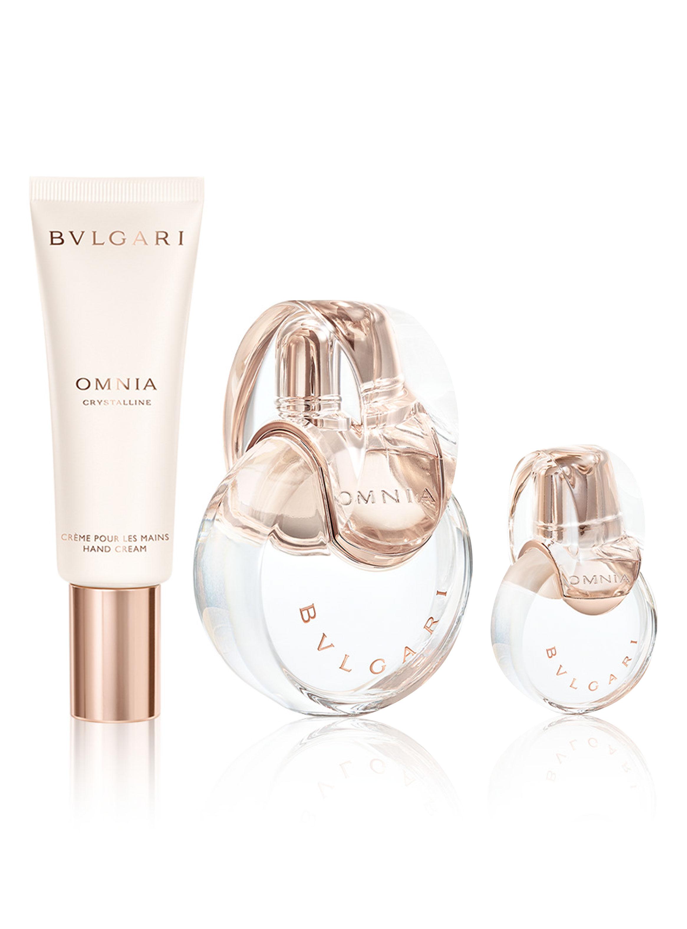 Set Perfume Omnia Crystalline EDT Mujer 100ml + Travel Size 15ml + Hand Cream 40ml Bulgari-0