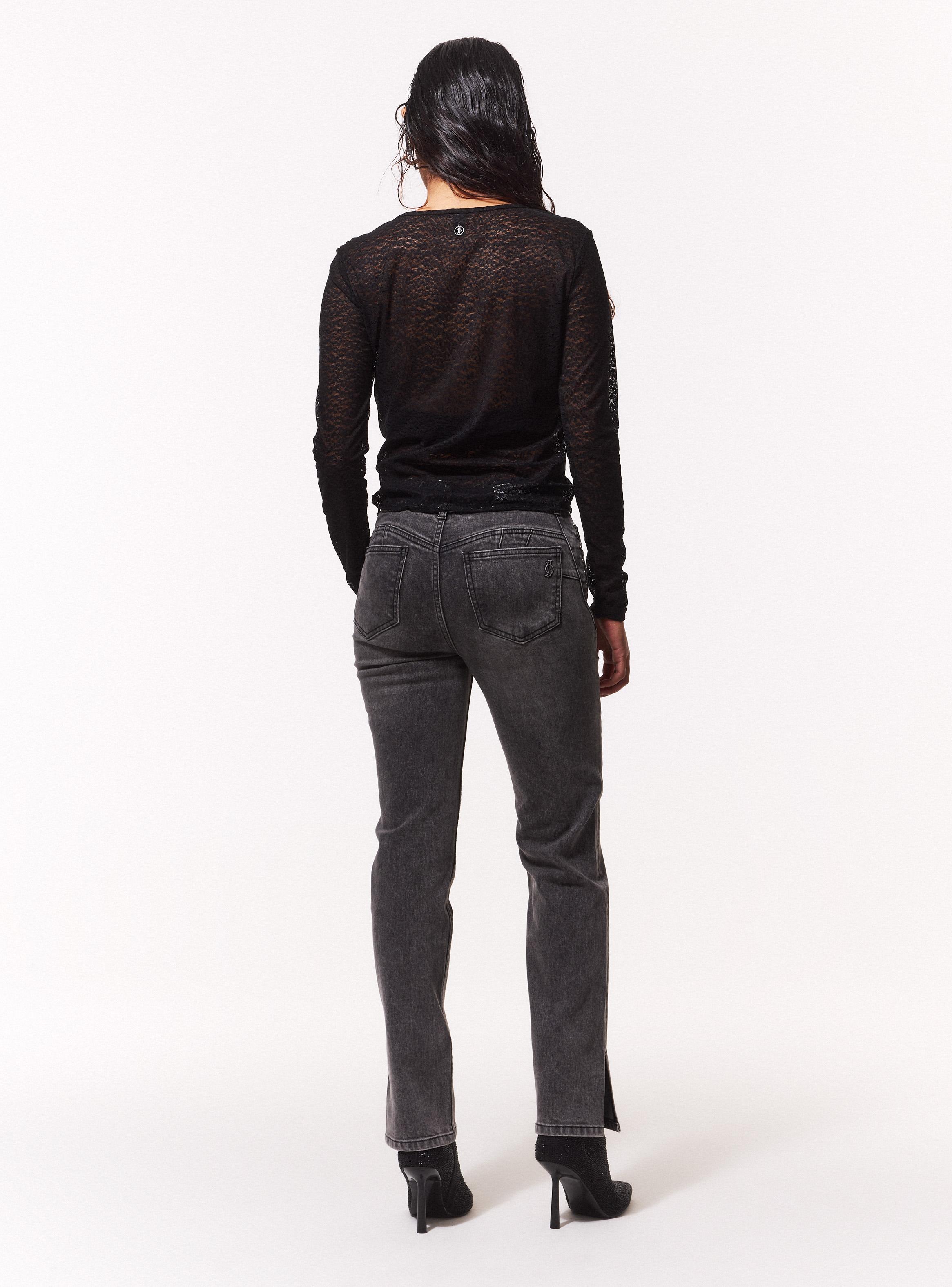 Jeans Slim con Tachas en Pretina y Costado-5