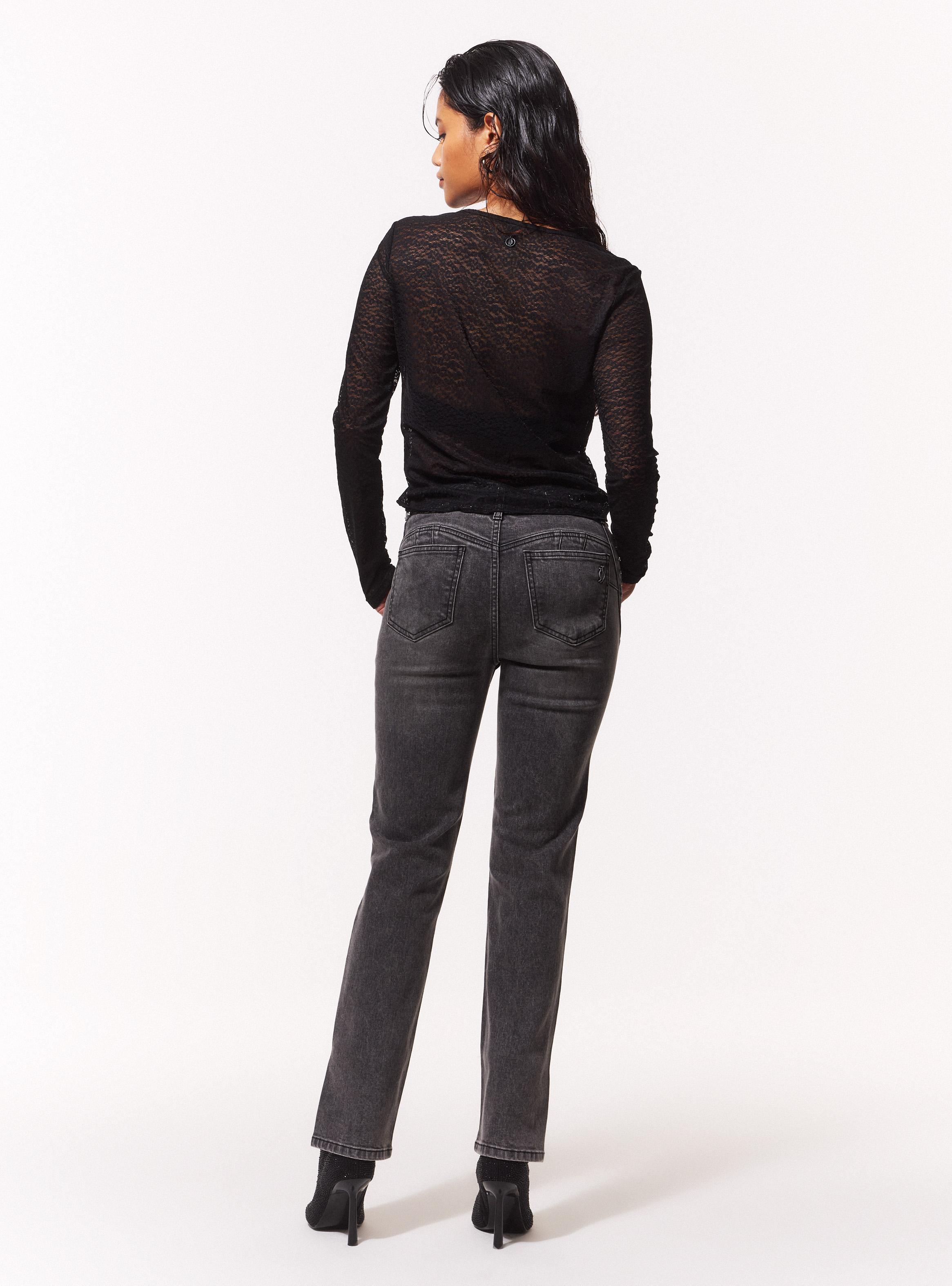 Jeans Slim con Tachas en Pretina y Costado-4