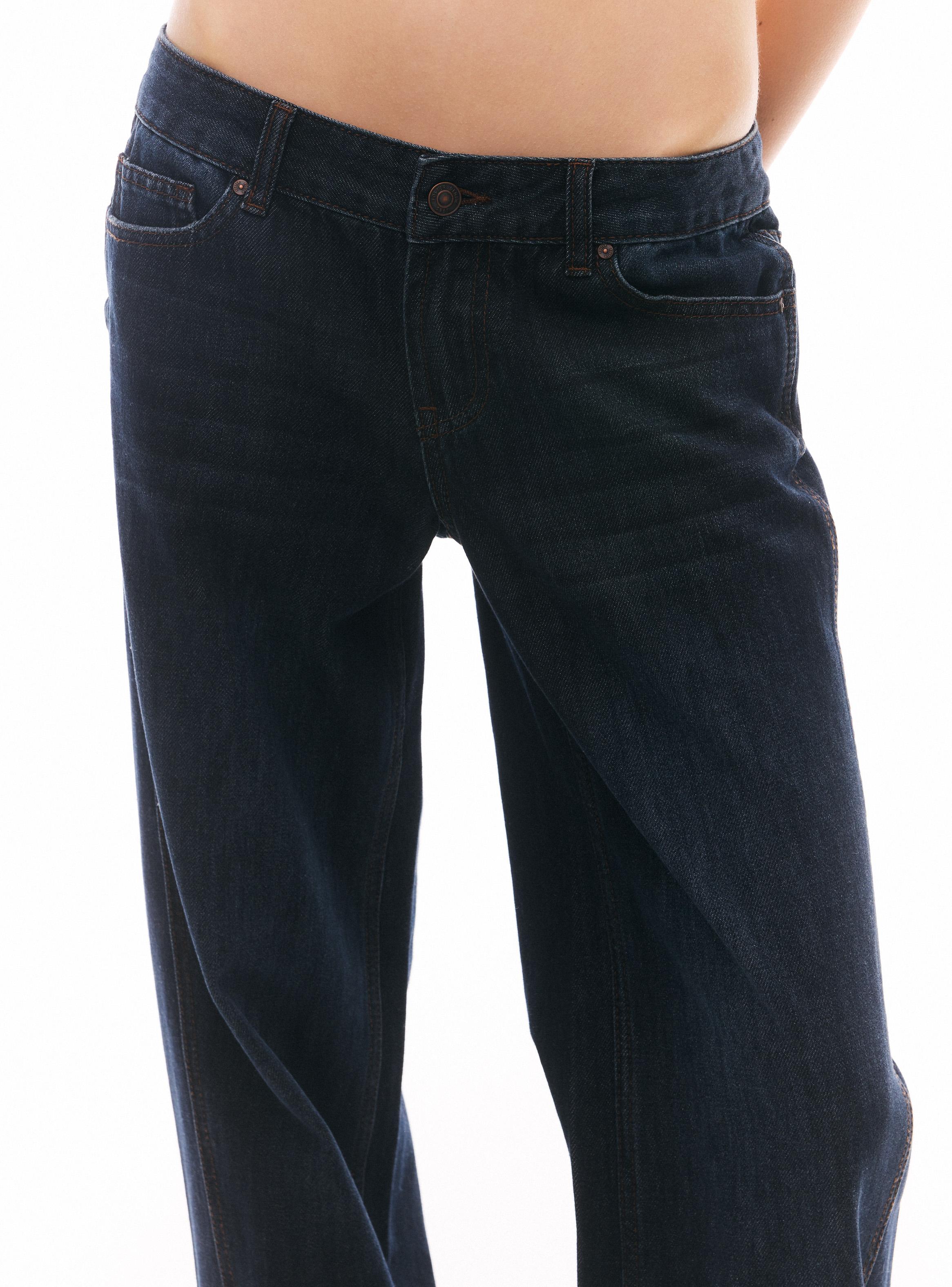 Jeans Clásico Baggy Tiro Bajo-2