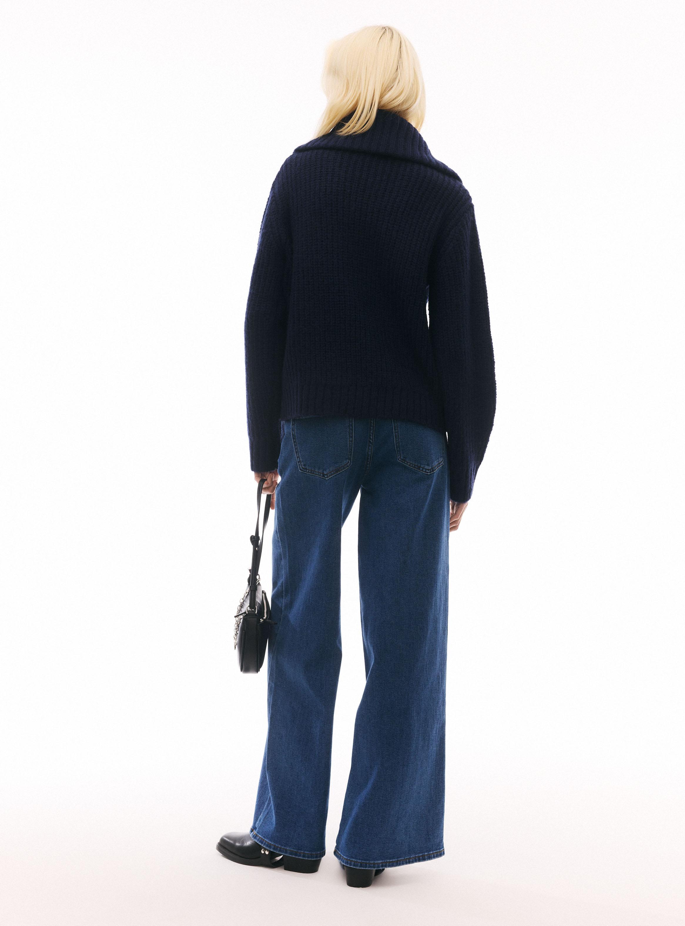 Jeans Wide Leg Tiro Bajo Denim-5