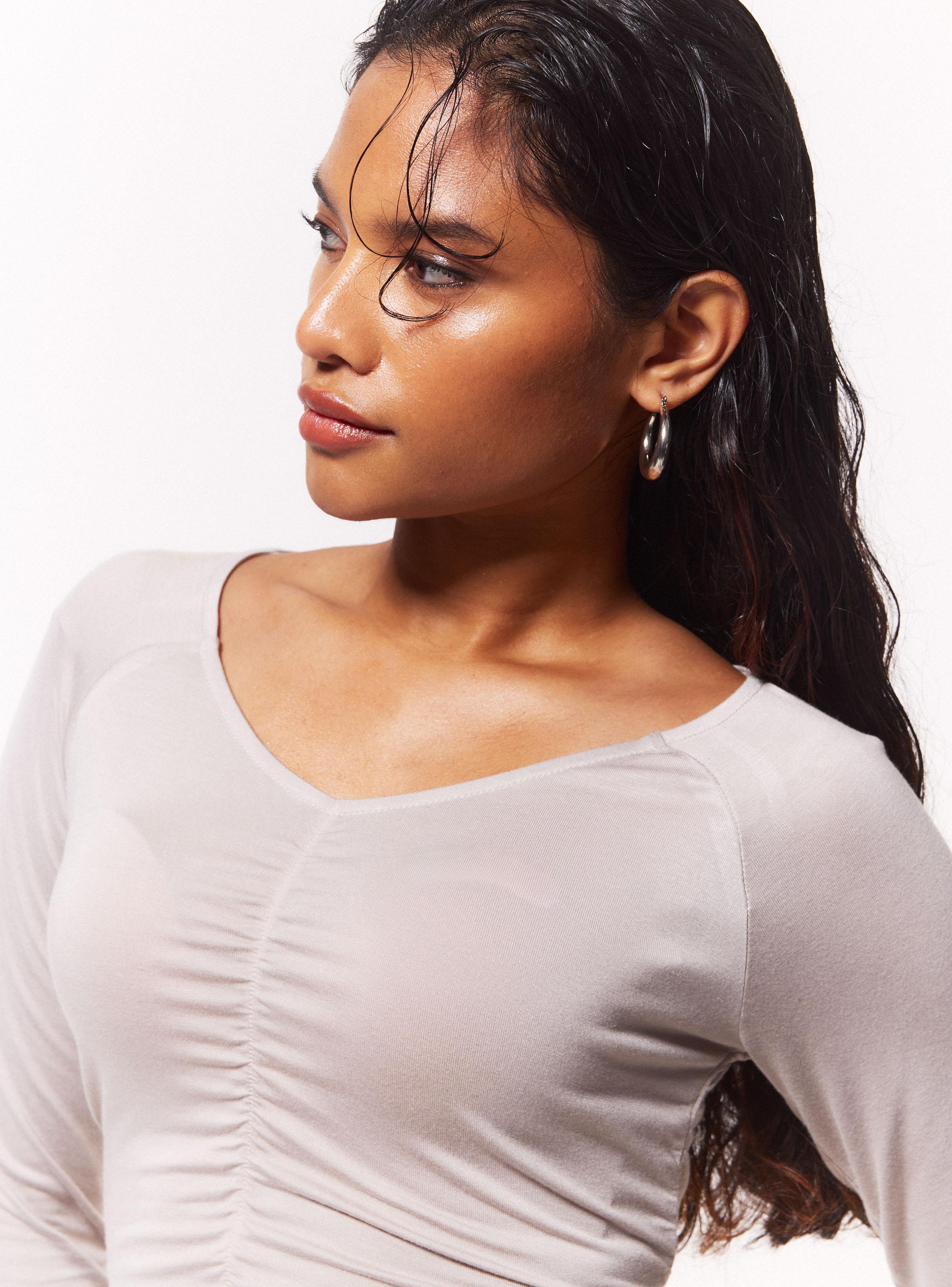 Polera Fruncido Frontal-2