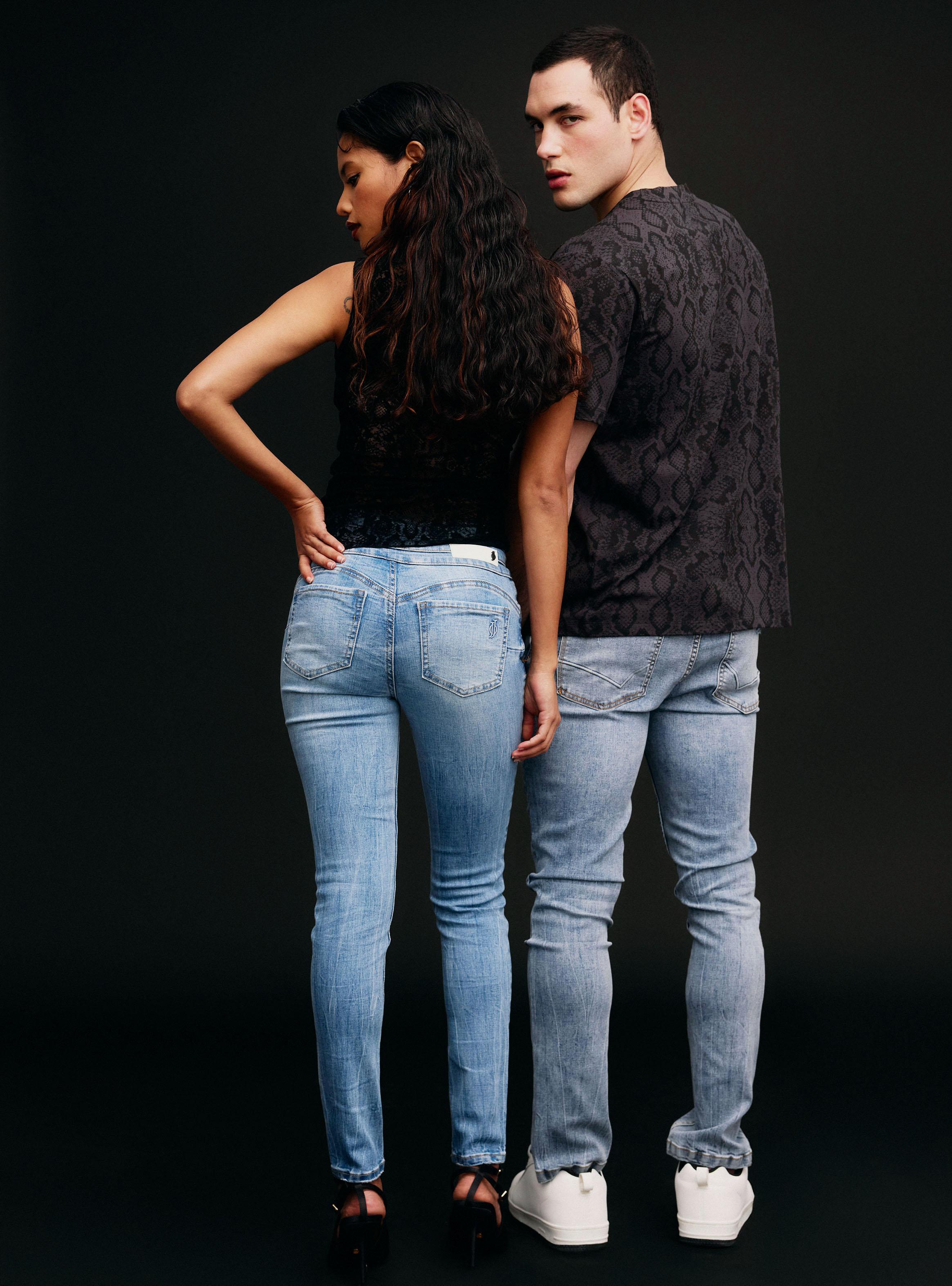 Jeans Skinny con Pretina Ancha con Alforzas-5