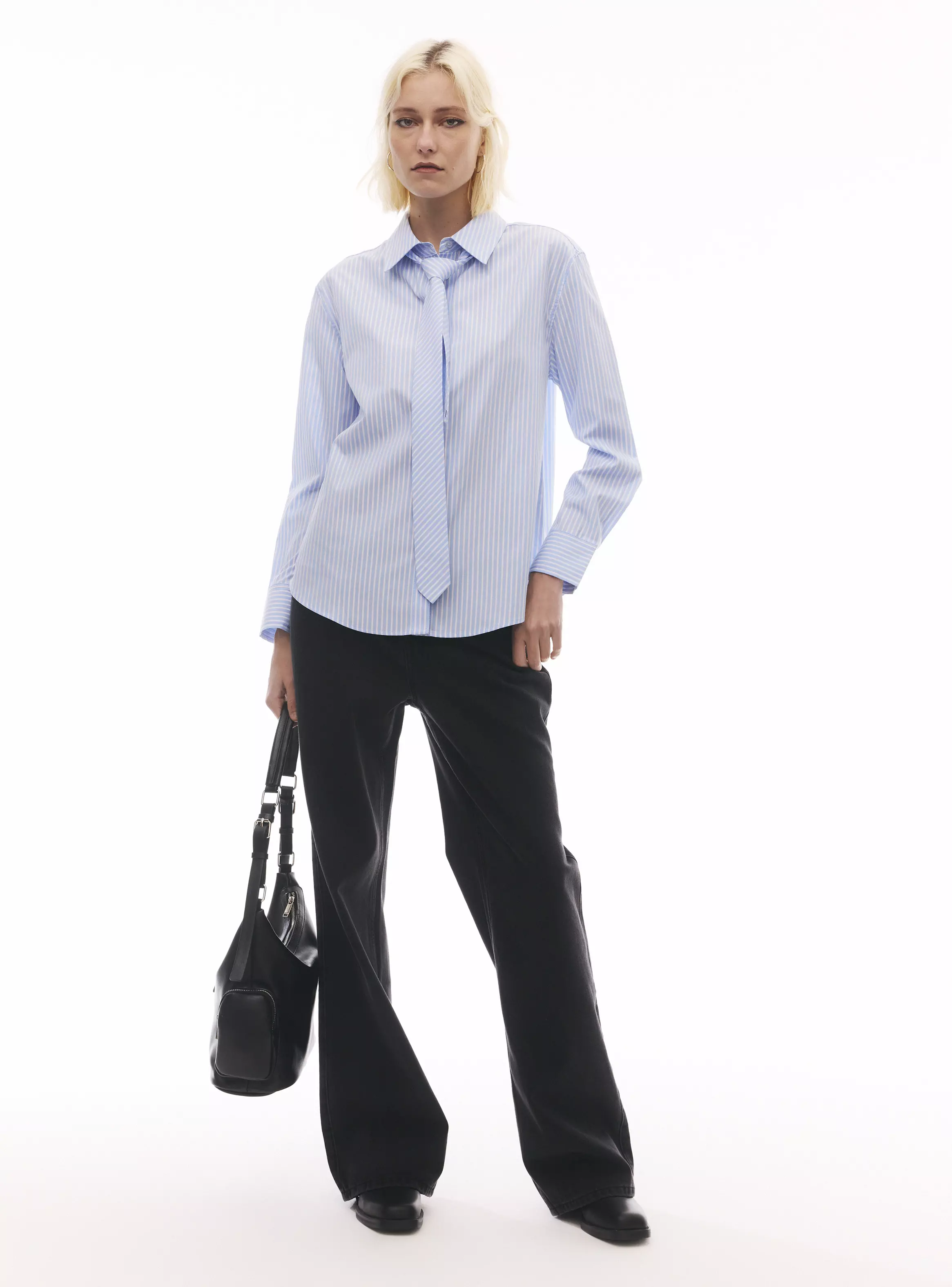 Blusa Oversize Corbata-4