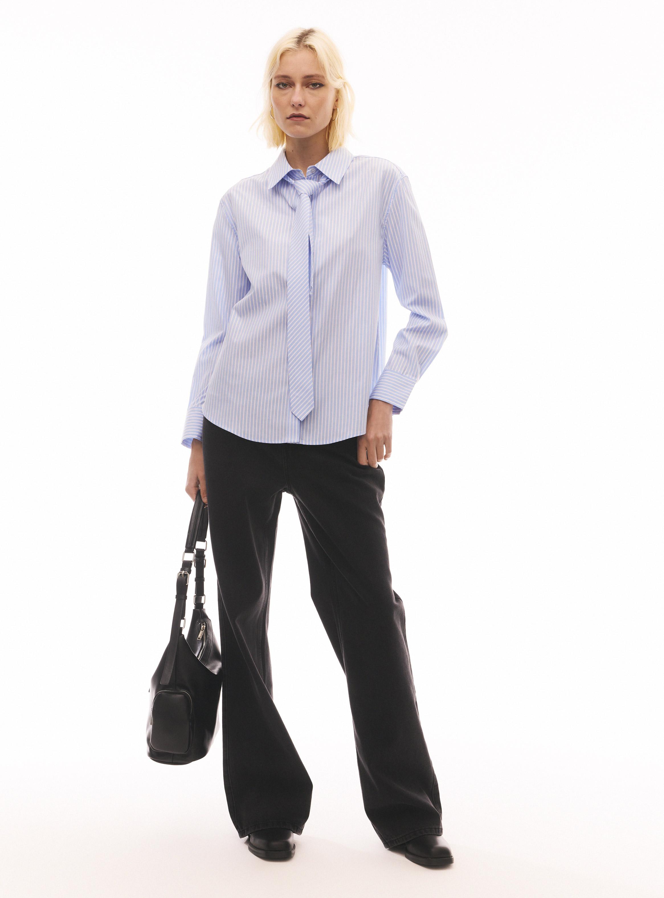Blusa Oversize Corbata-4