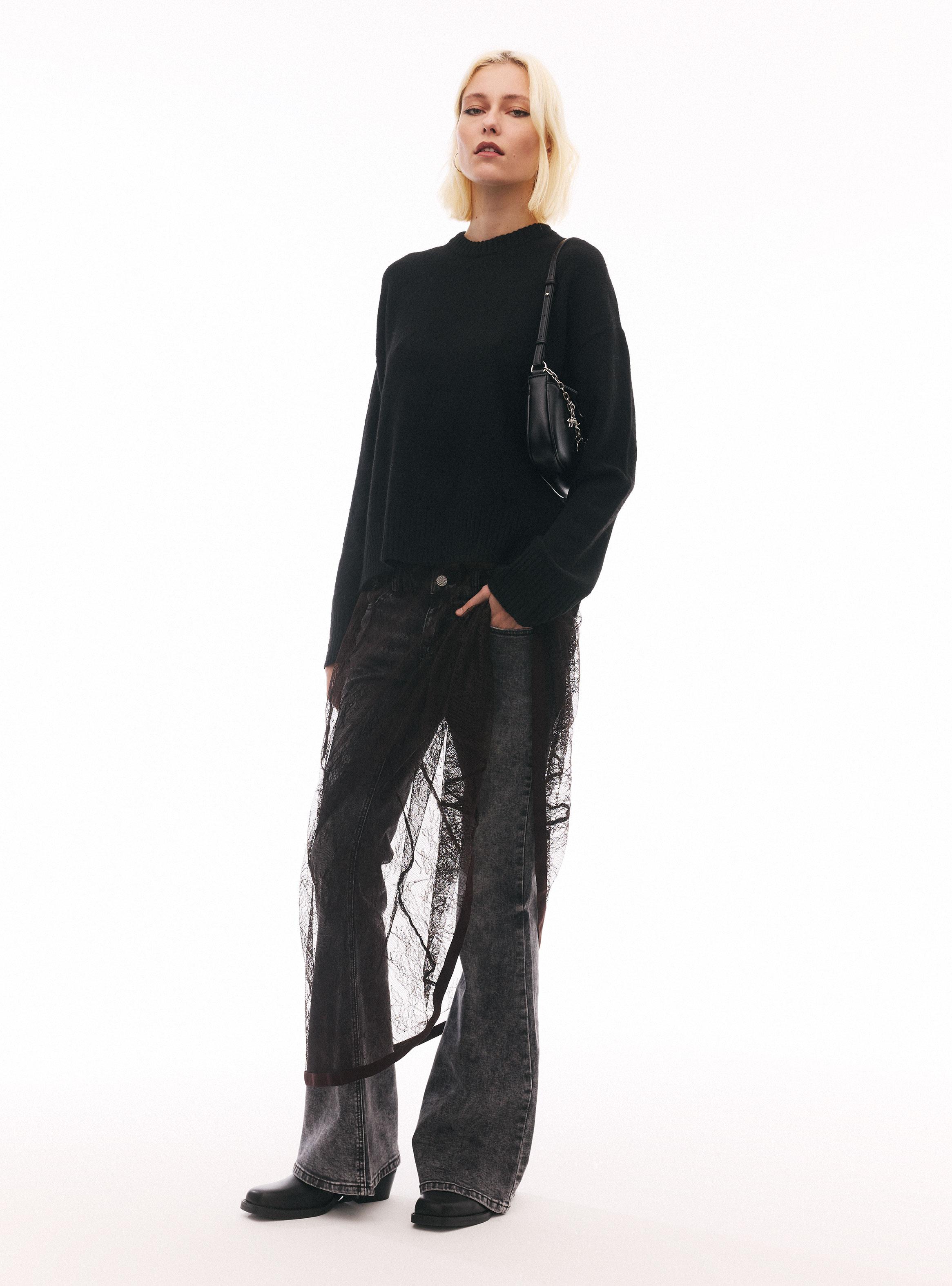 Sweater Básico Intarsia-4