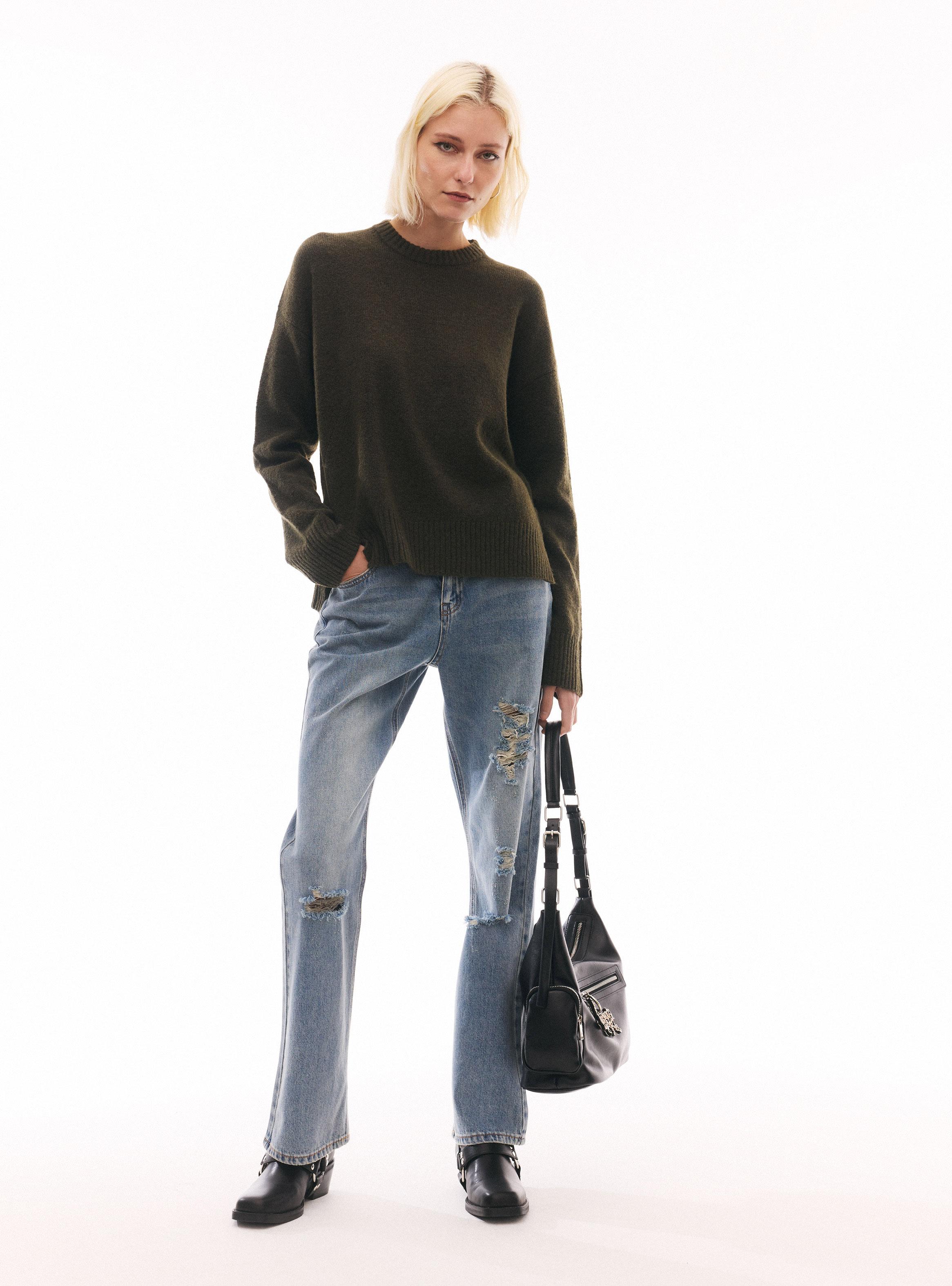 Jeans Straight Rotos-4