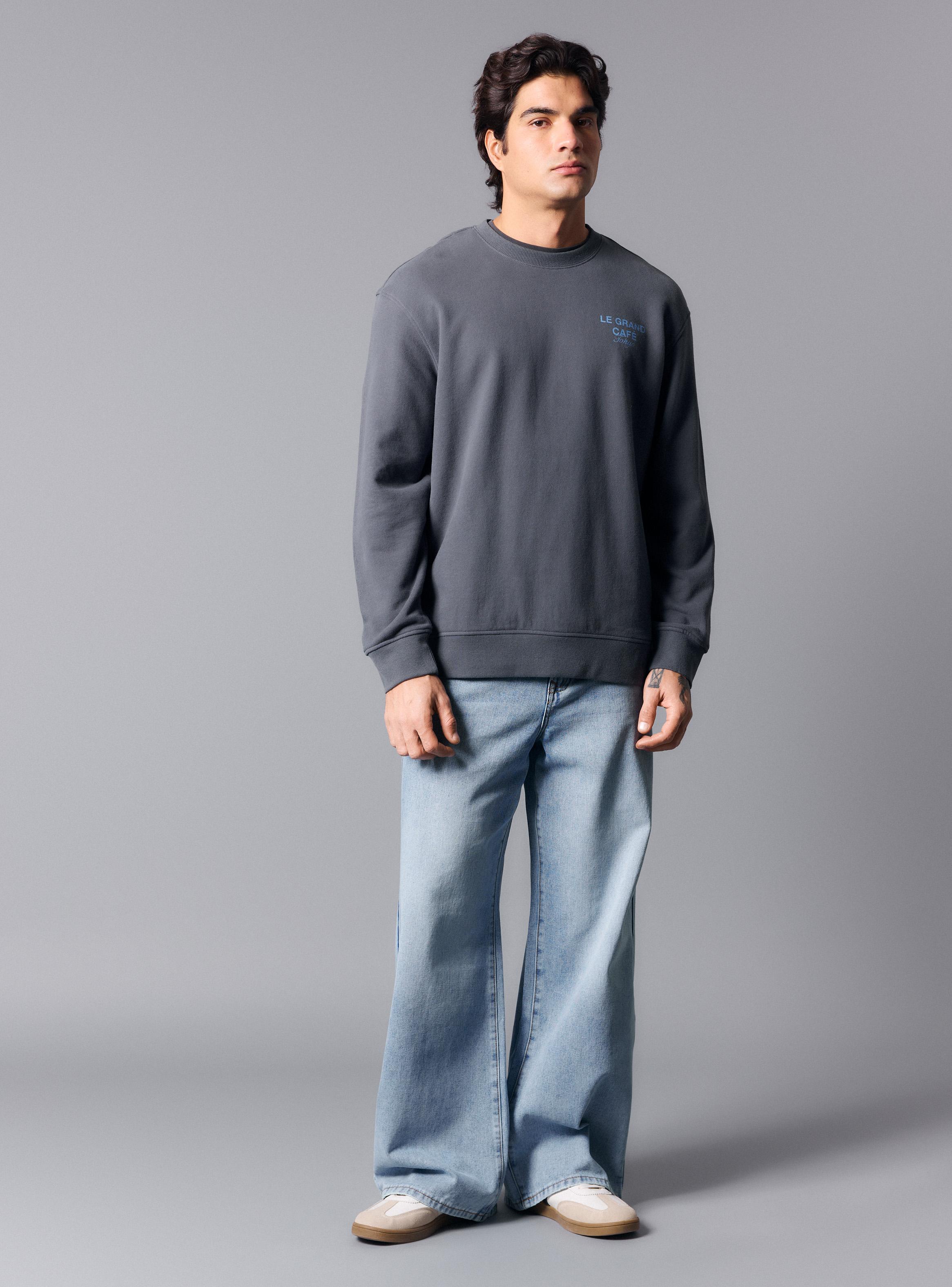 Polerón Crew Neck Estamapdo Espalda-4