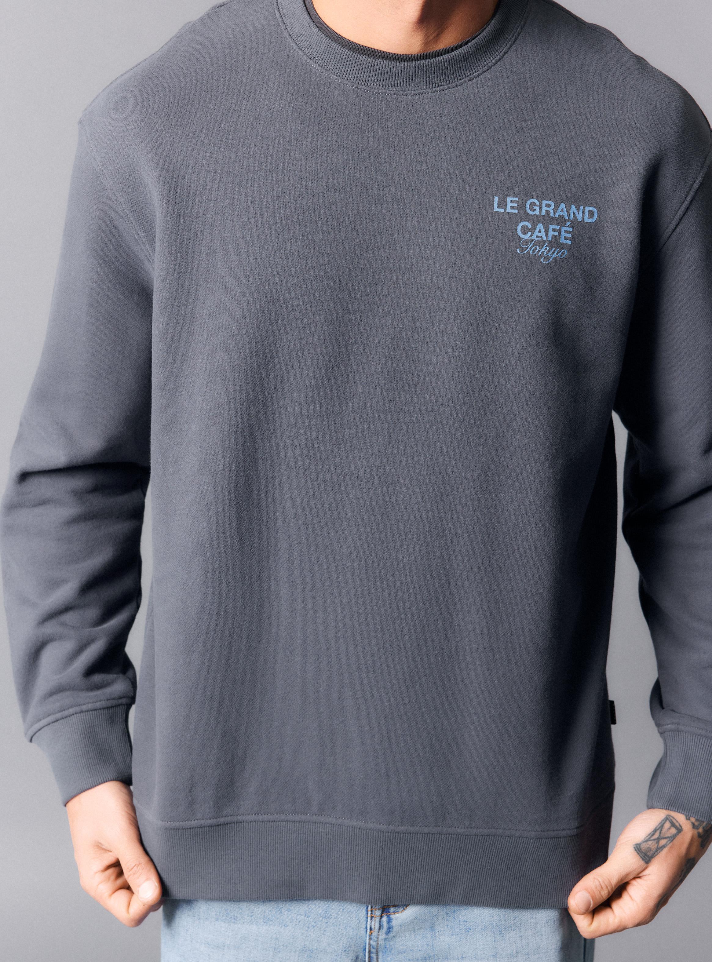 Polerón Crew Neck Estamapdo Espalda-3