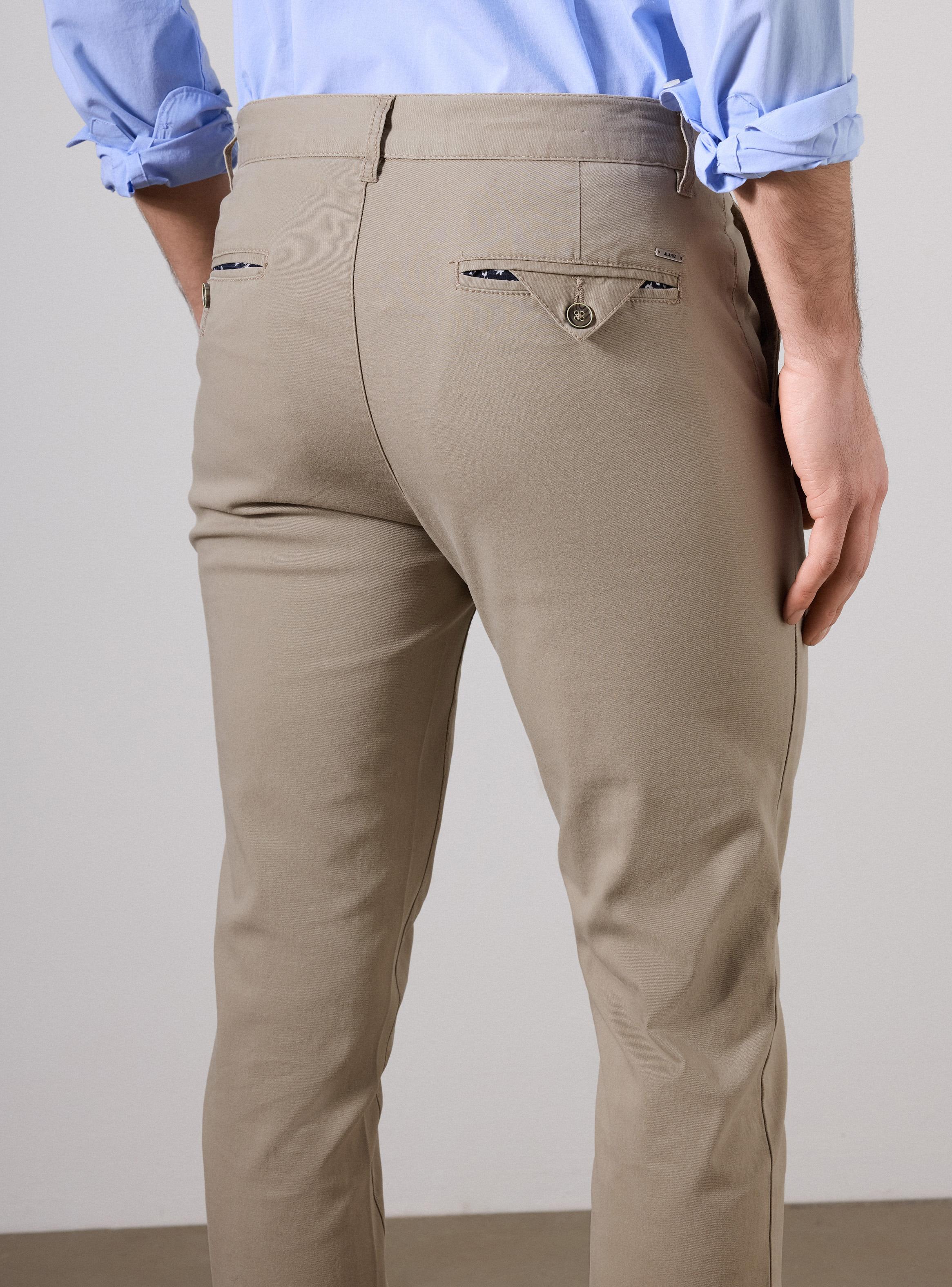 Pantalón Gabardina Slim-3