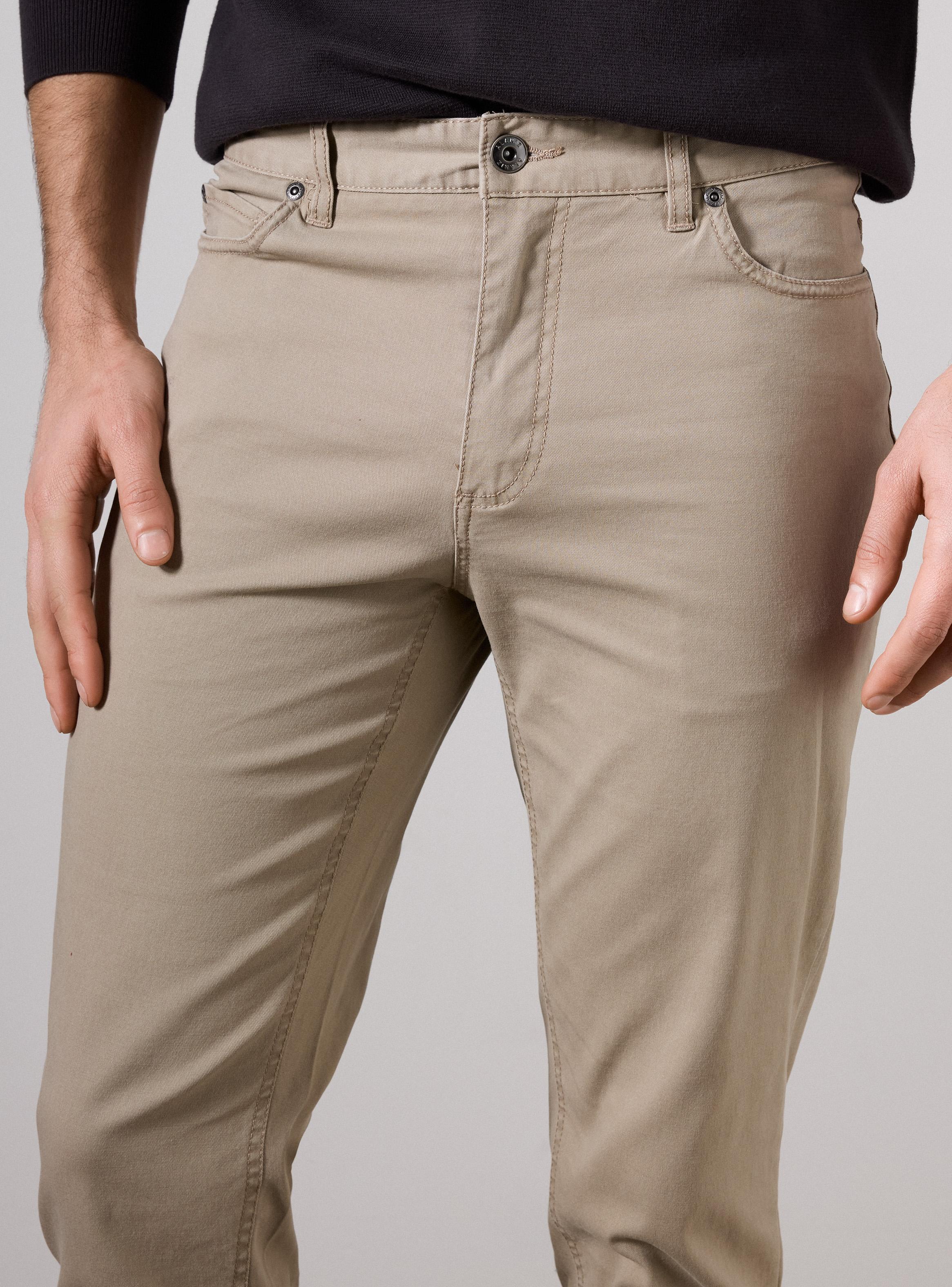 Pantalón Gabardina Cinco Bolsillos Slim-2