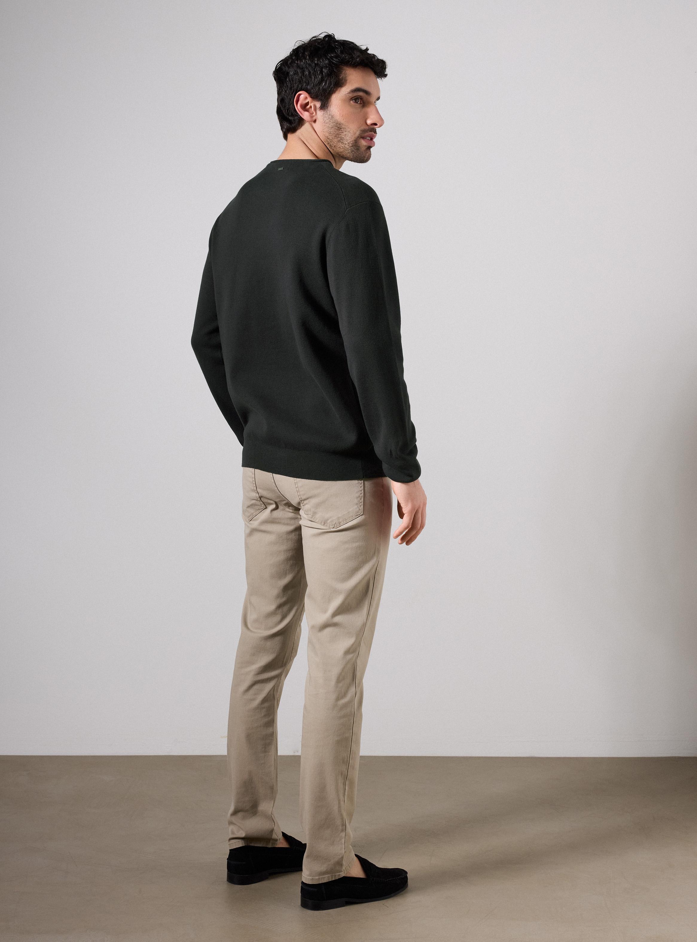 Sweater Crew Neck Cuello Roll-5
