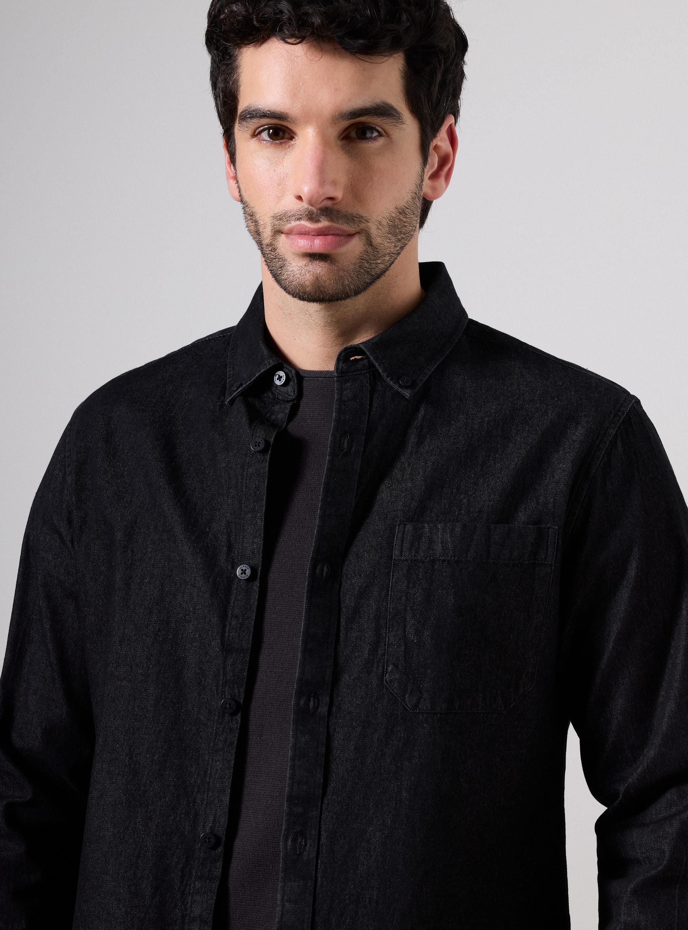 Camisa Denim Clasual-3